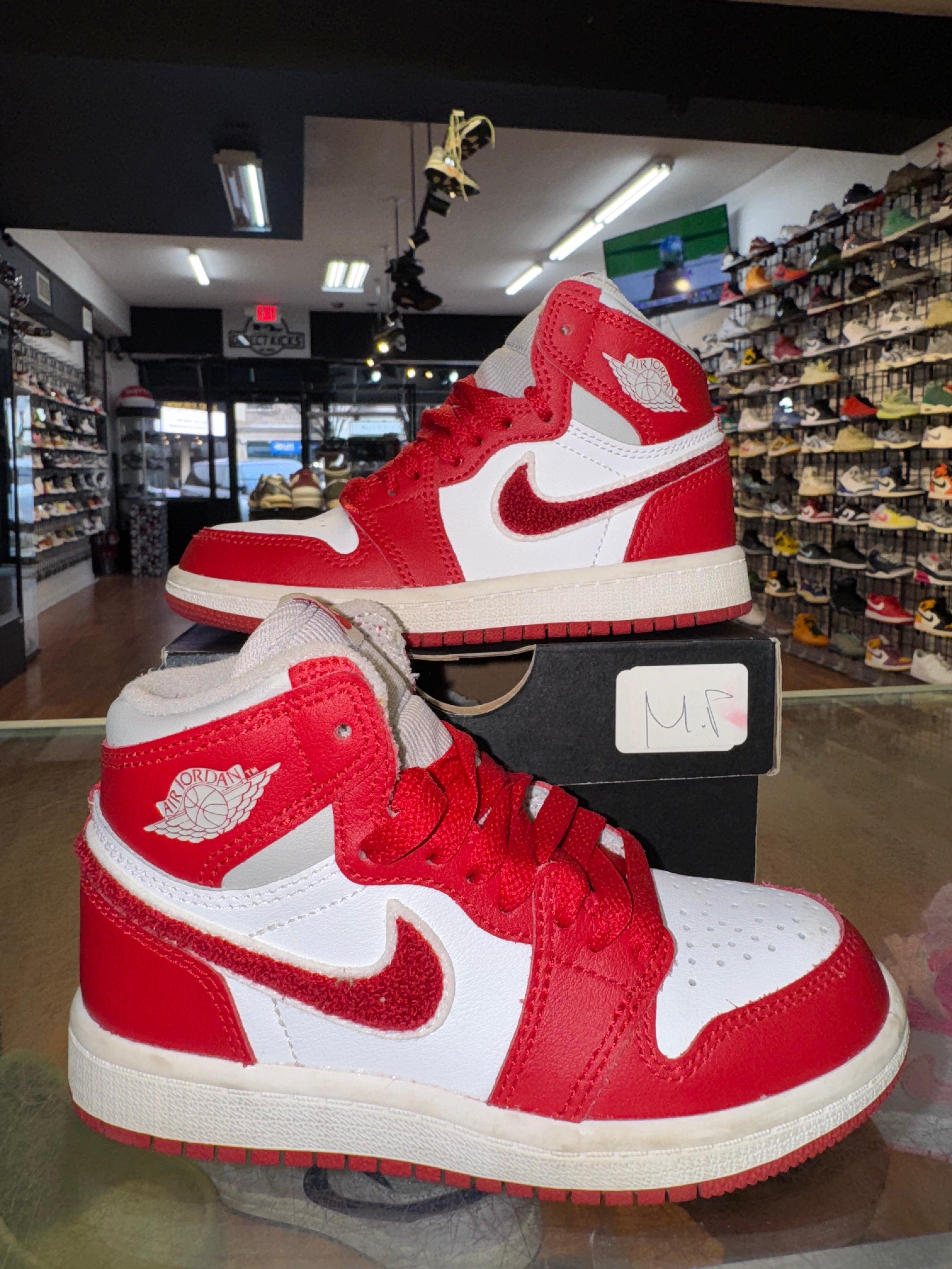 Size 11c Air Jordan 1 “Varsity Red” (PS)