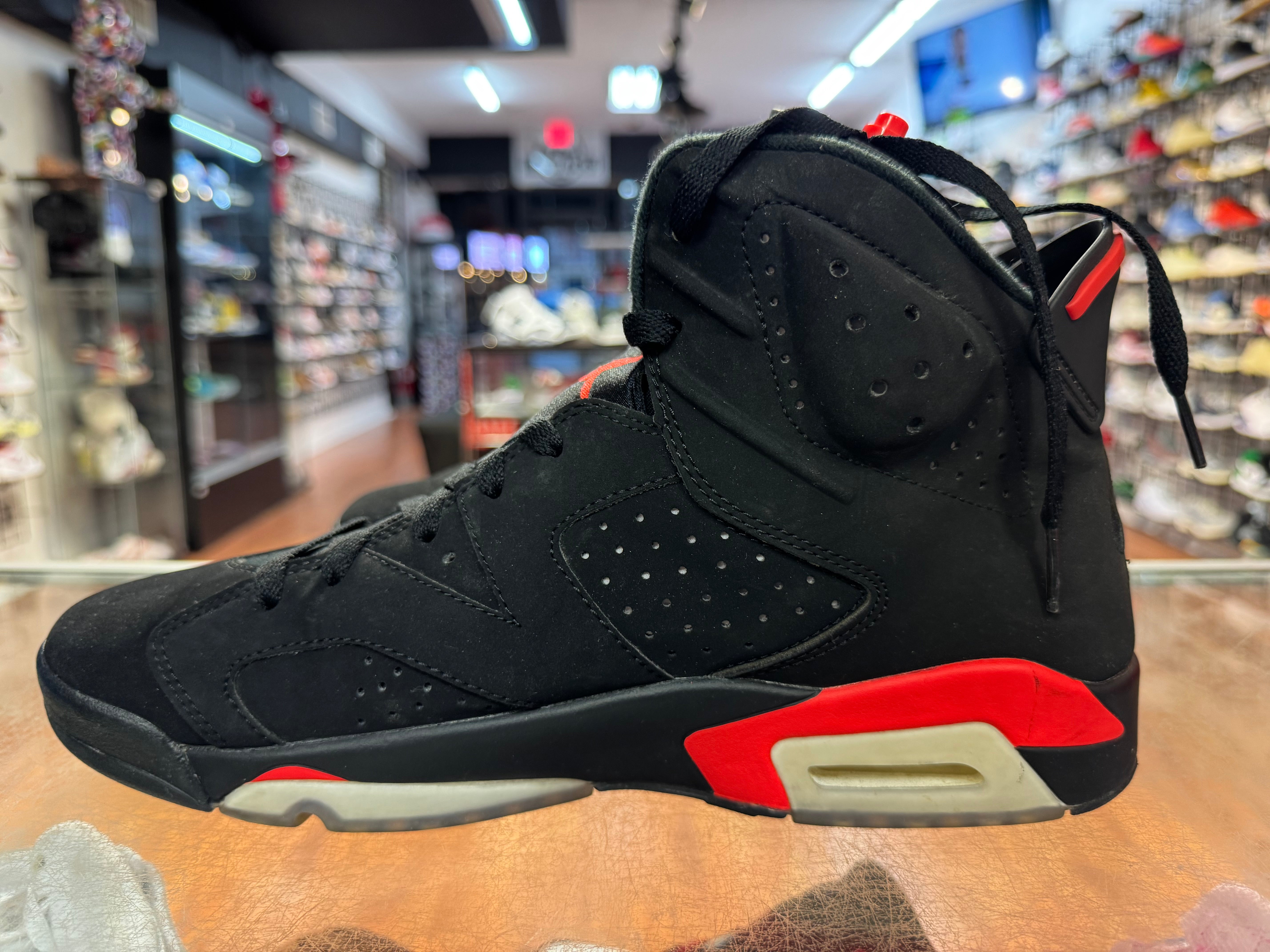 Size 11 Air Jordan 6 "Black Infrared"