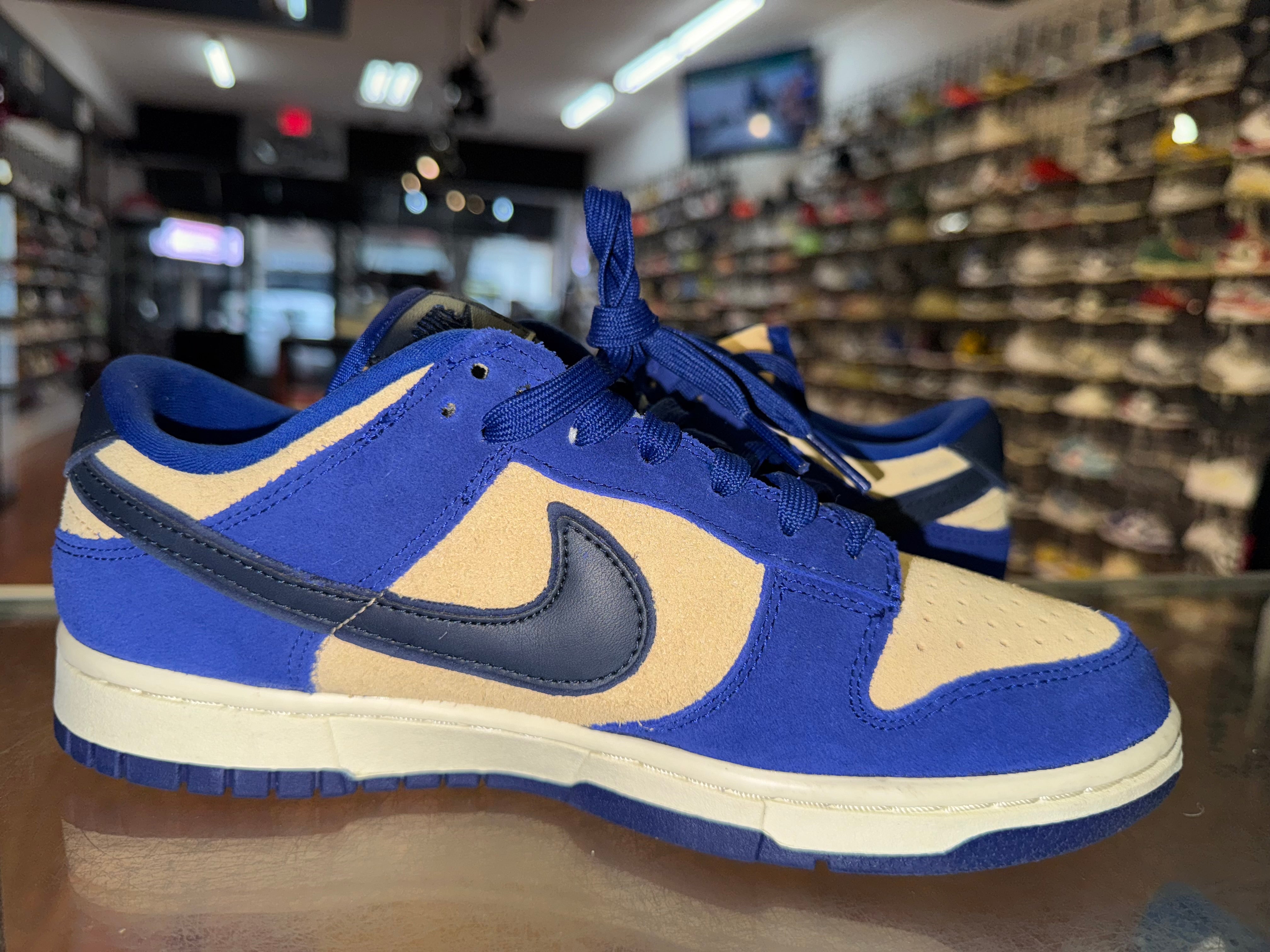 Size 7 (8.5W) Dunk Low LX "Blue Suede"