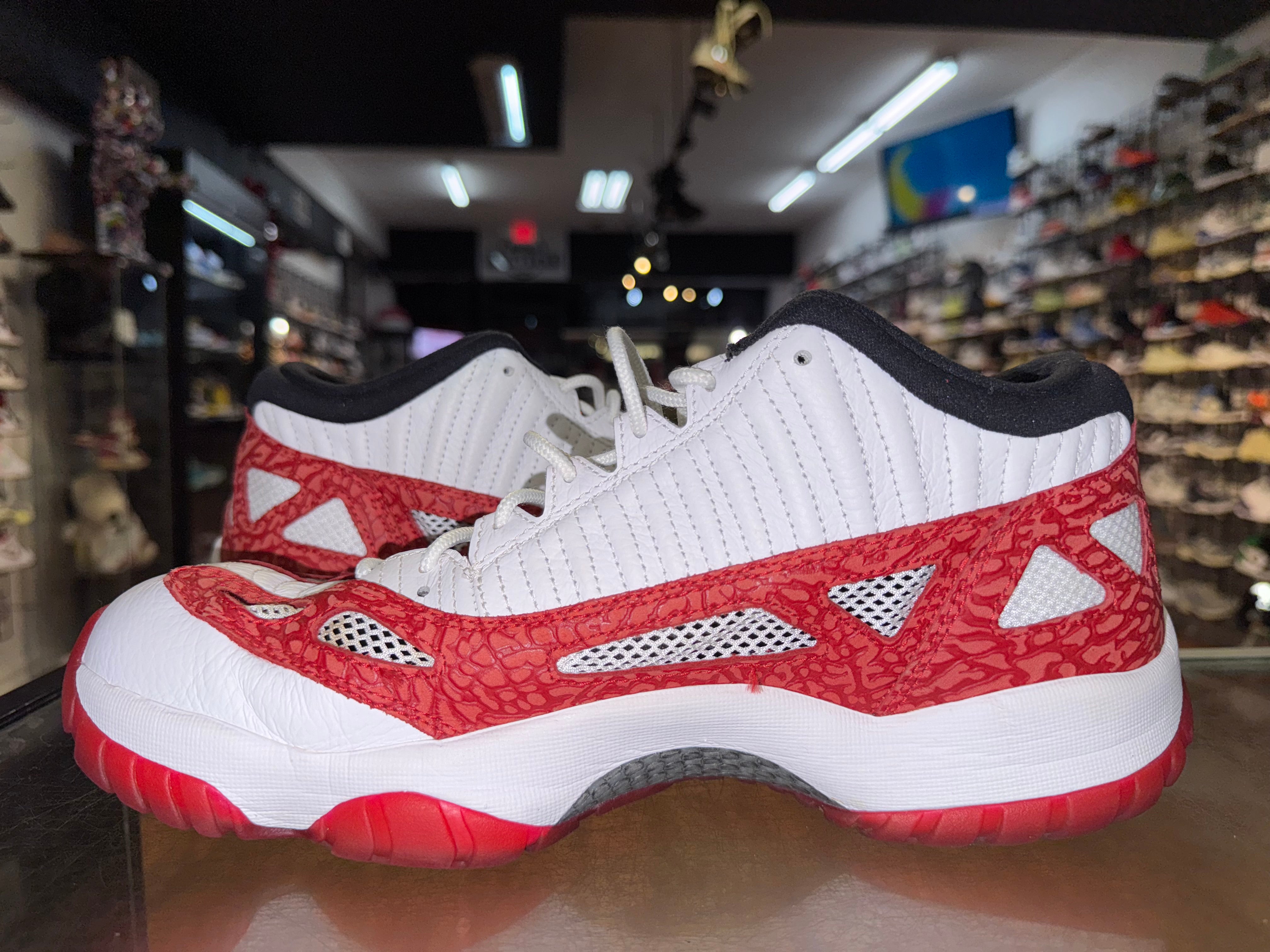 Size 11.5 Air Jordan 11 Low IE "Gym Red"