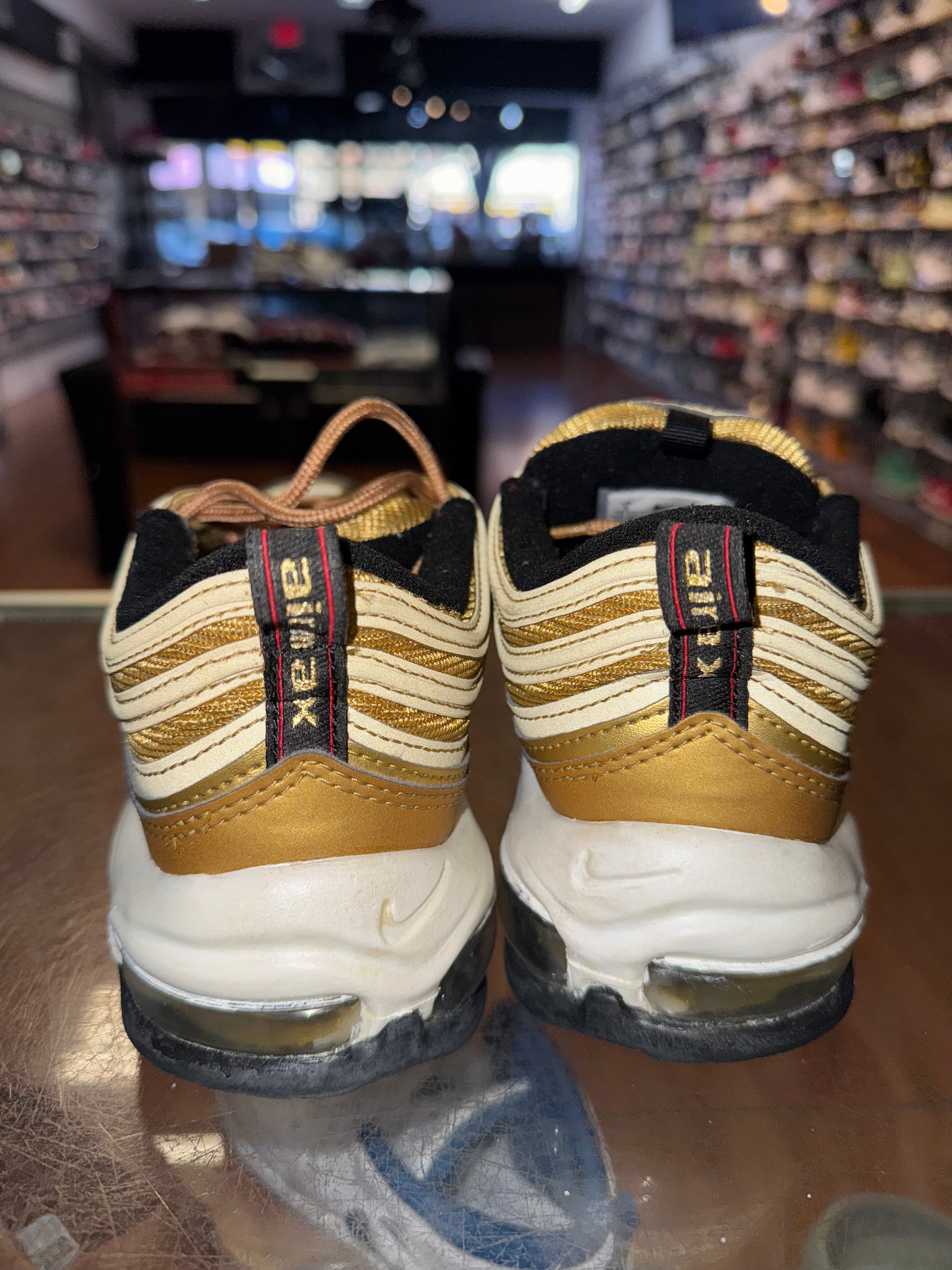 Size 7.5 (9W) Air Max 97 "Metallic Gold"