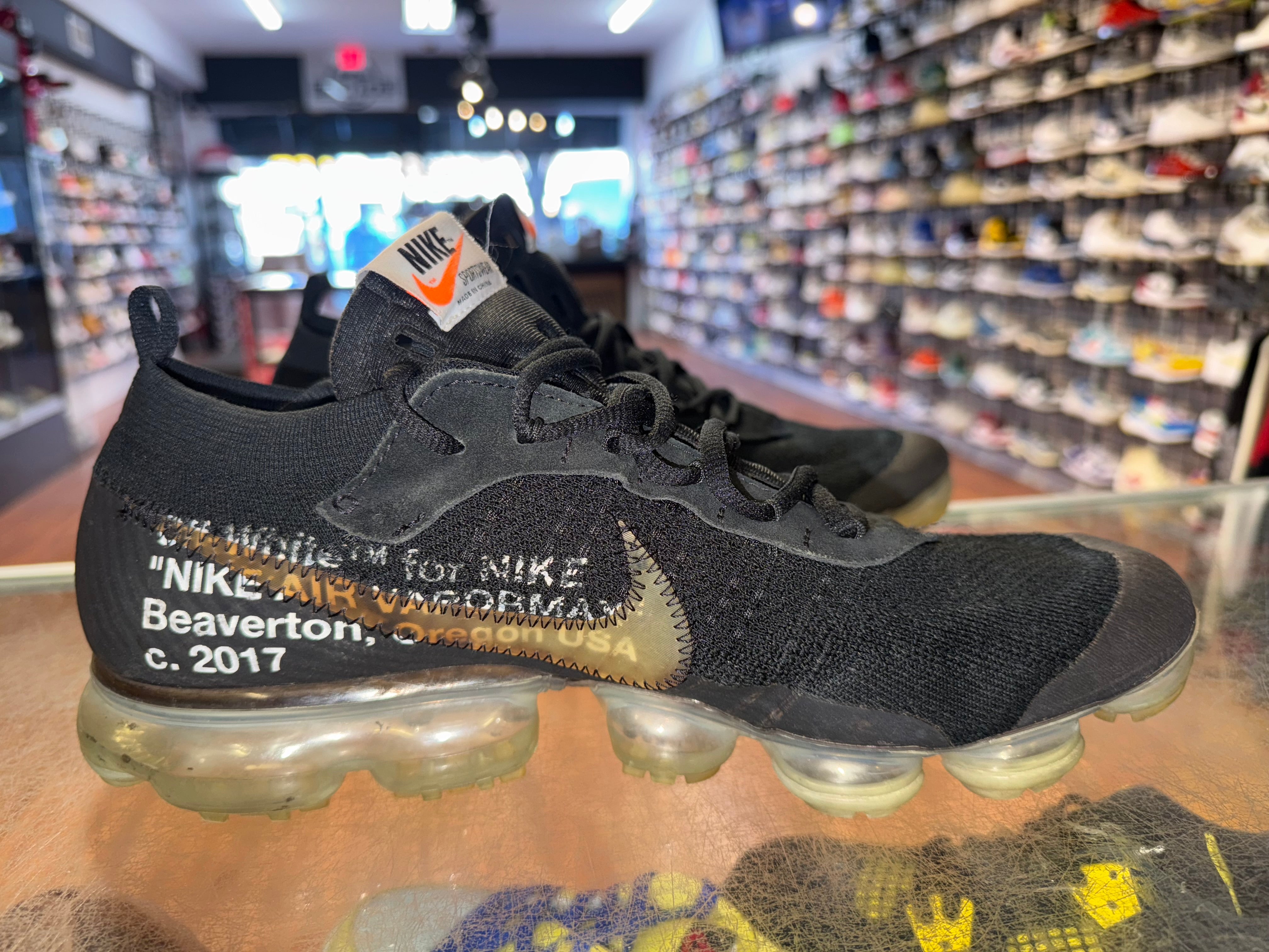 Size 13 Off-White VaporMax “Black”