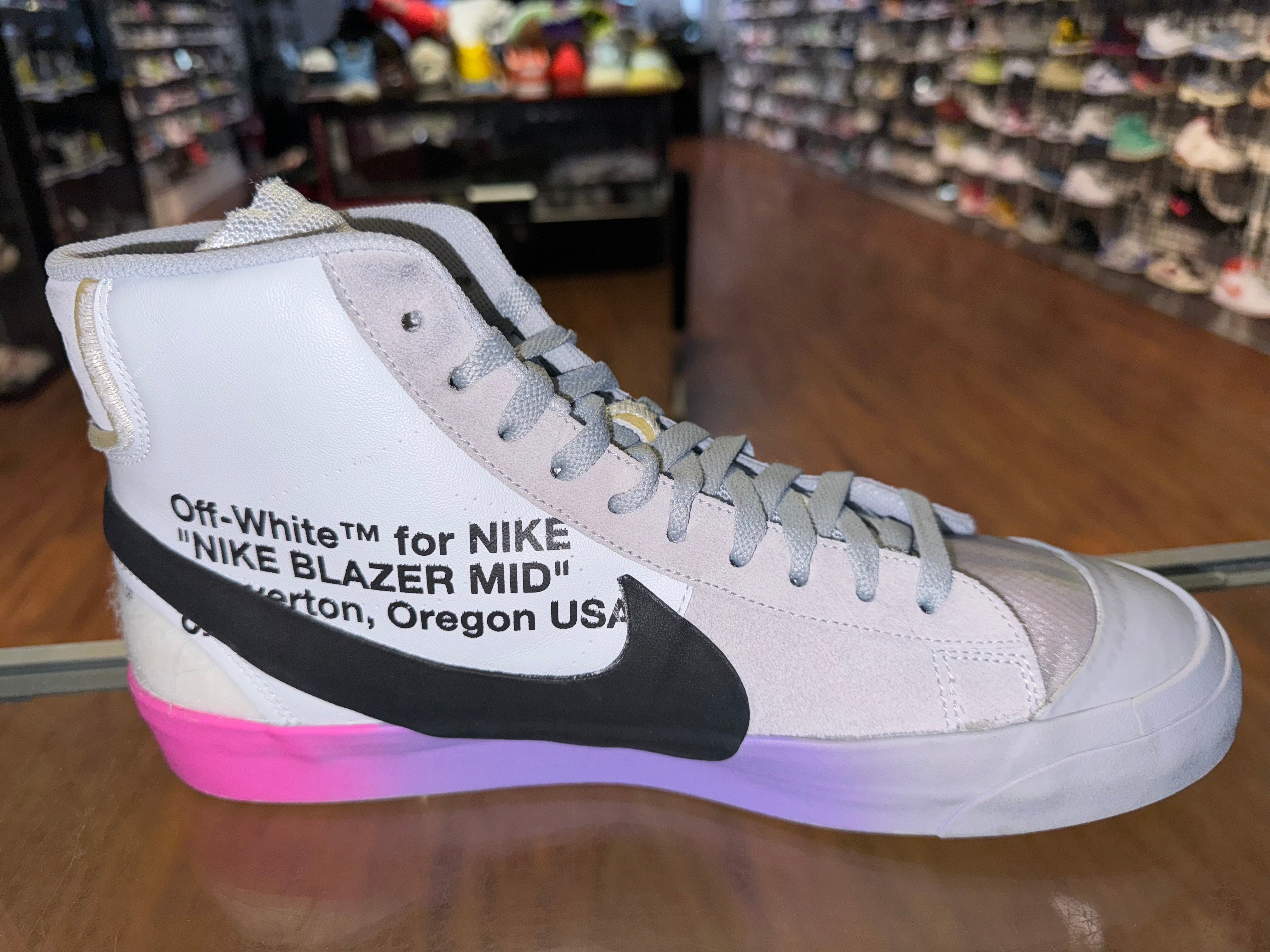 Size 12 Blazer Mid Off White "Serena Queen"