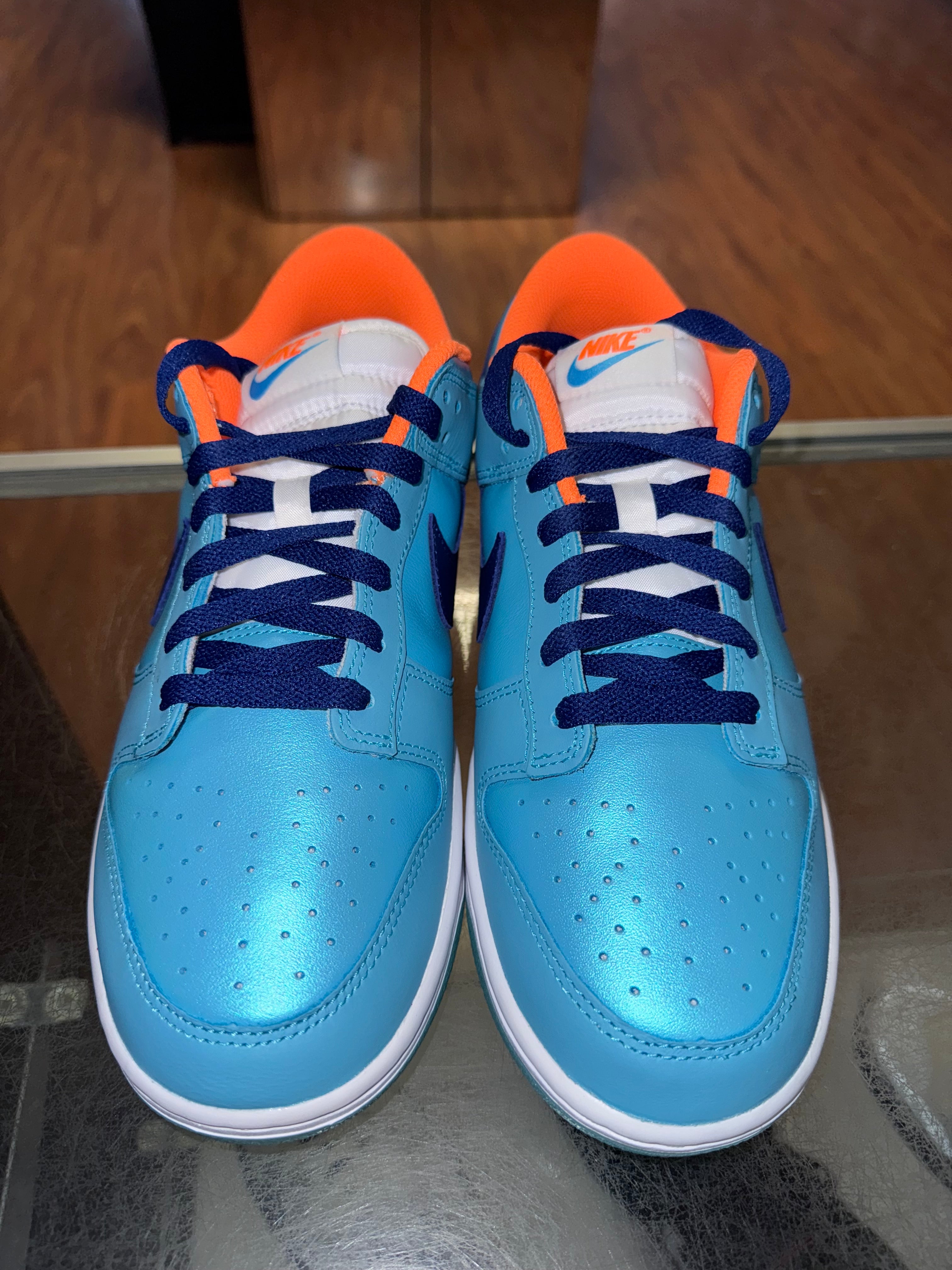 Size 8.5 Dunk Low "Baltic Total Orange" Brand New