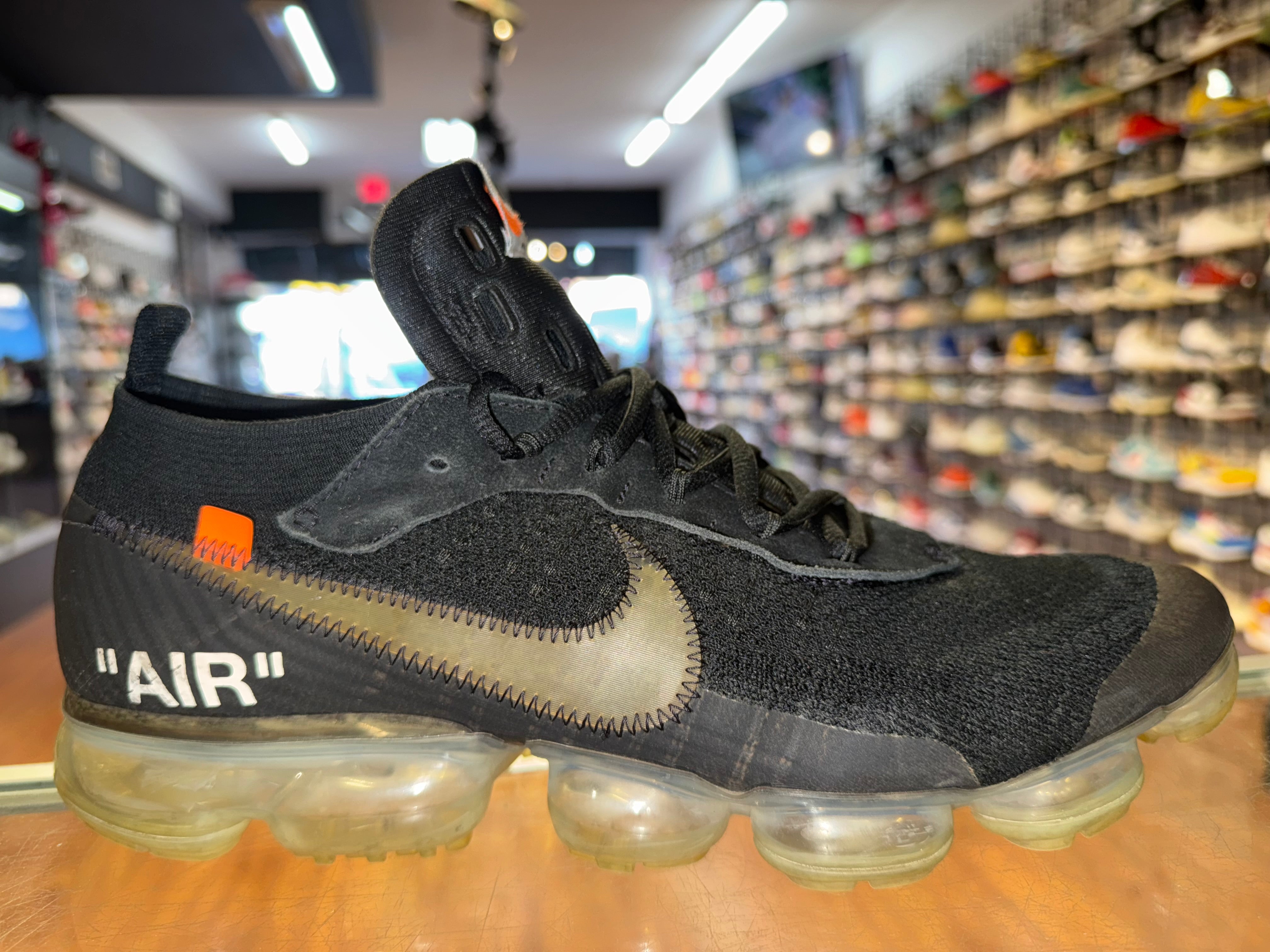 Size 13 Off-White VaporMax “Black”