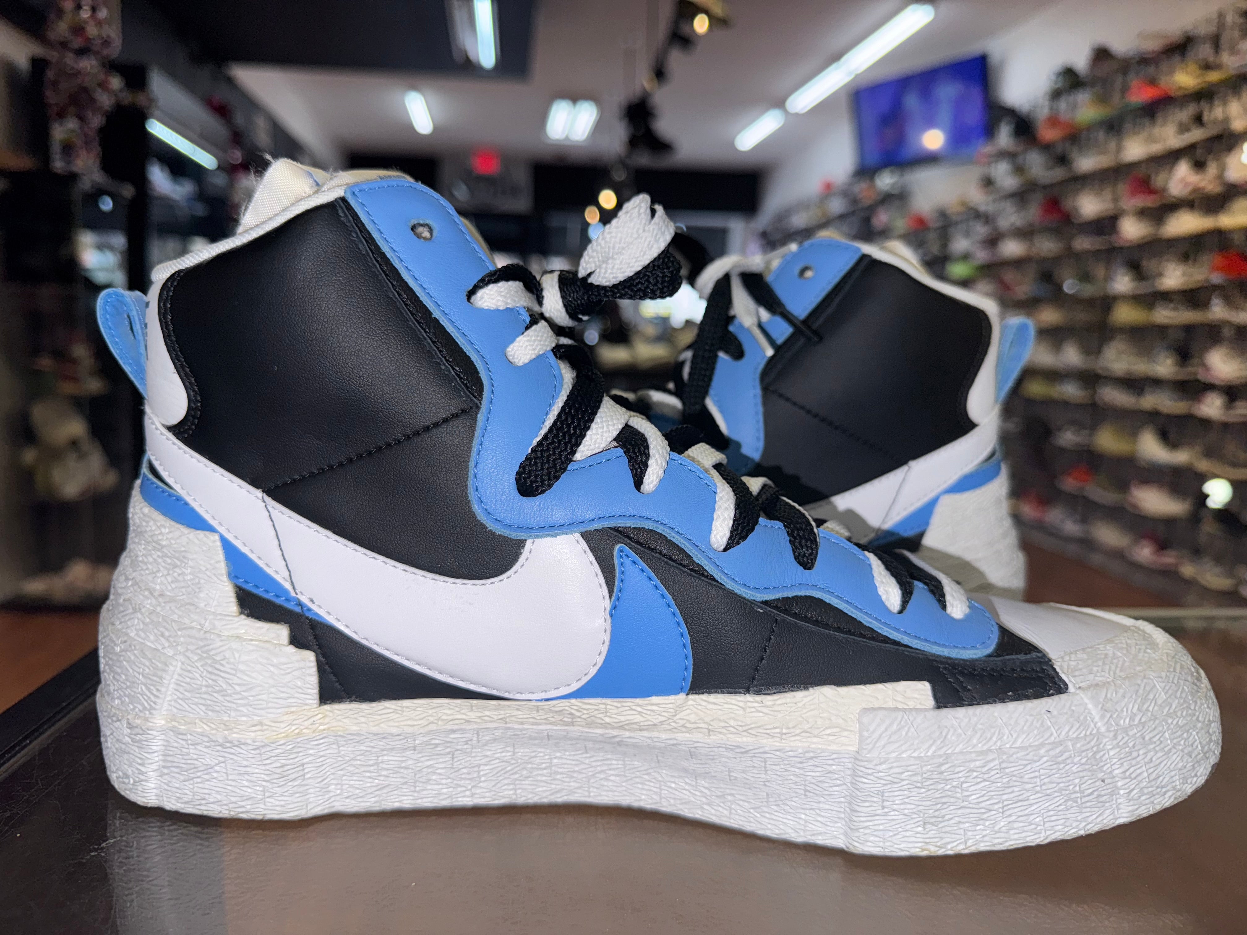 Size 11.5 Blazer Mid Sacai "White Black Blue"