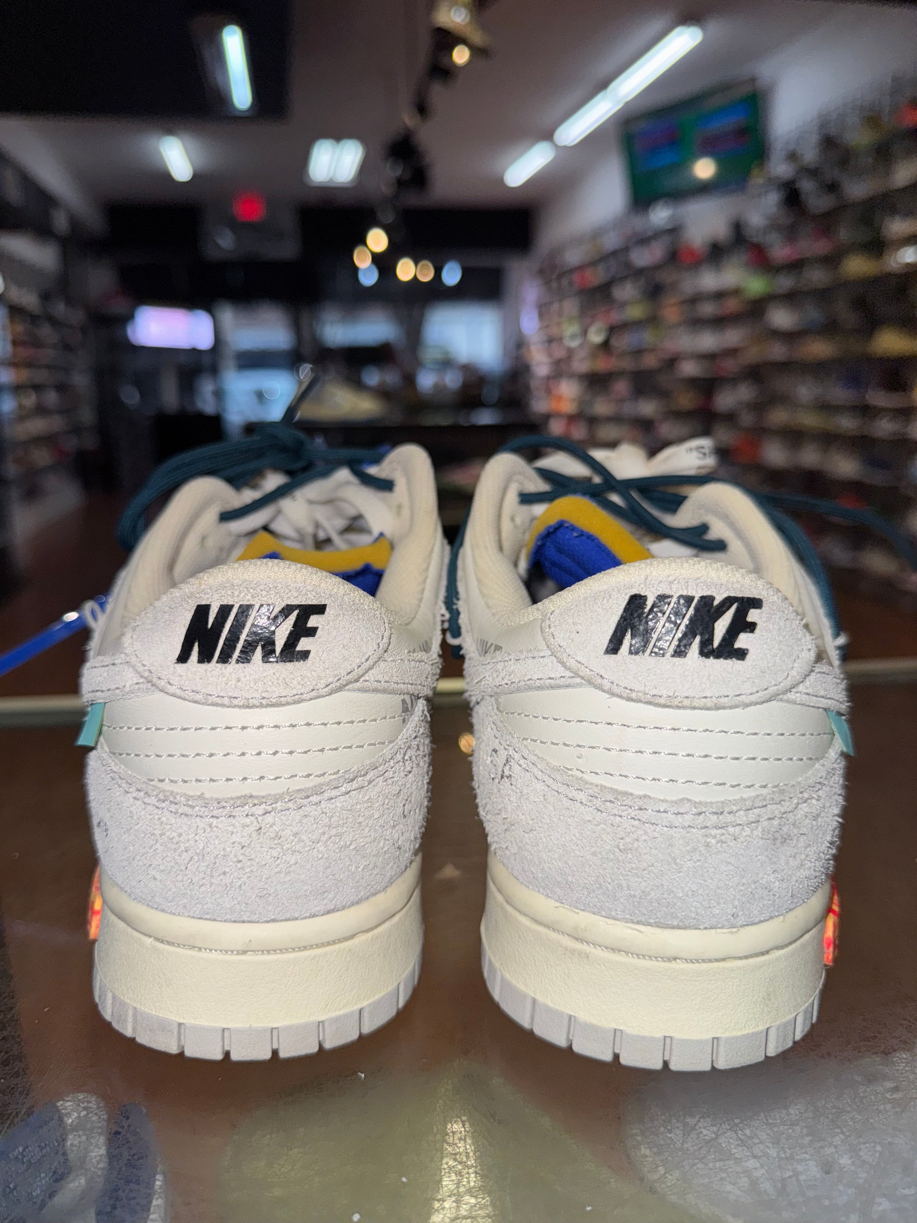 Size 9.5 Dunk Low Off White "Lot 16"