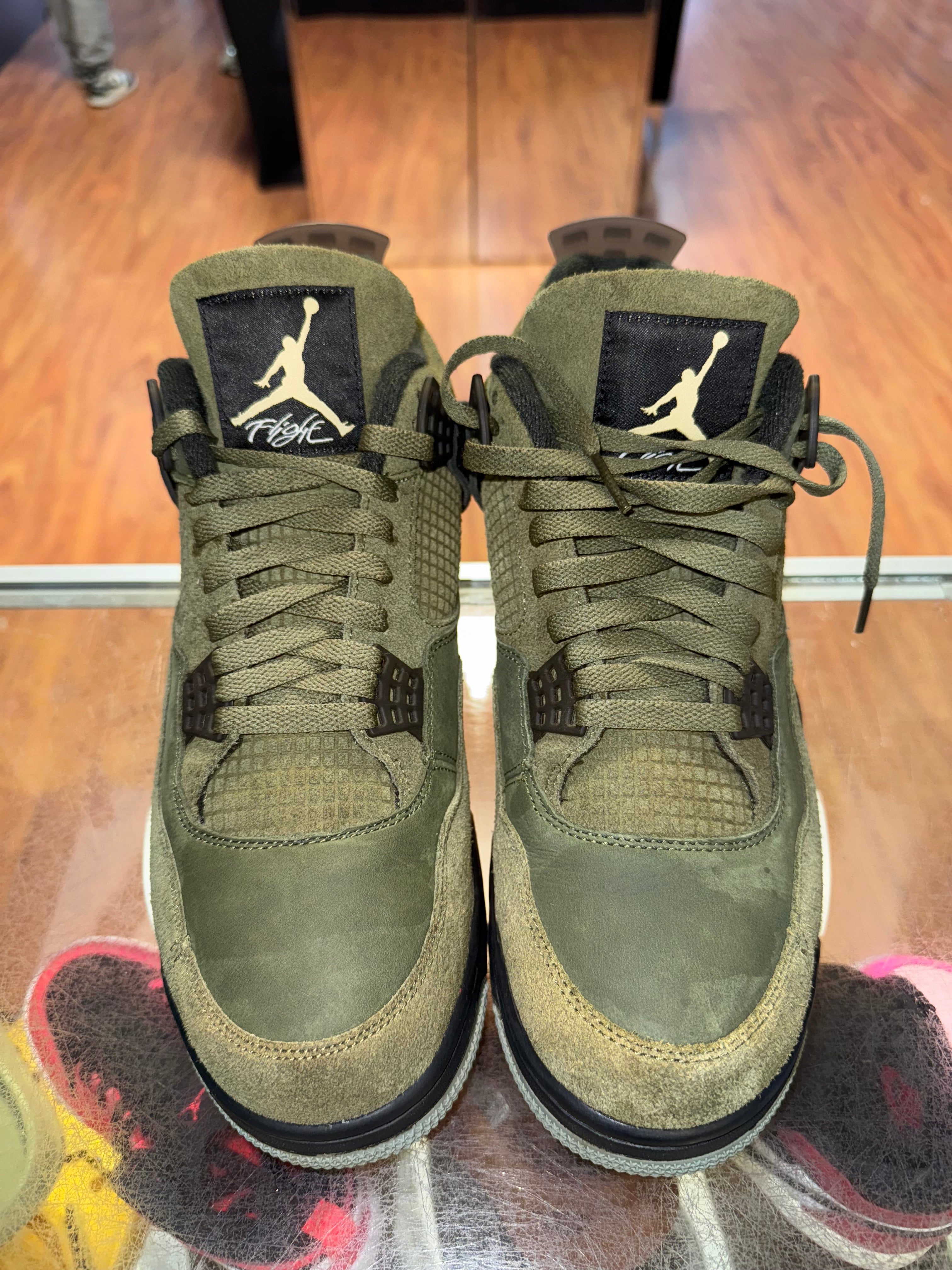 Size 12 Air Jordan 4 "Craft Olive" Worn 1x