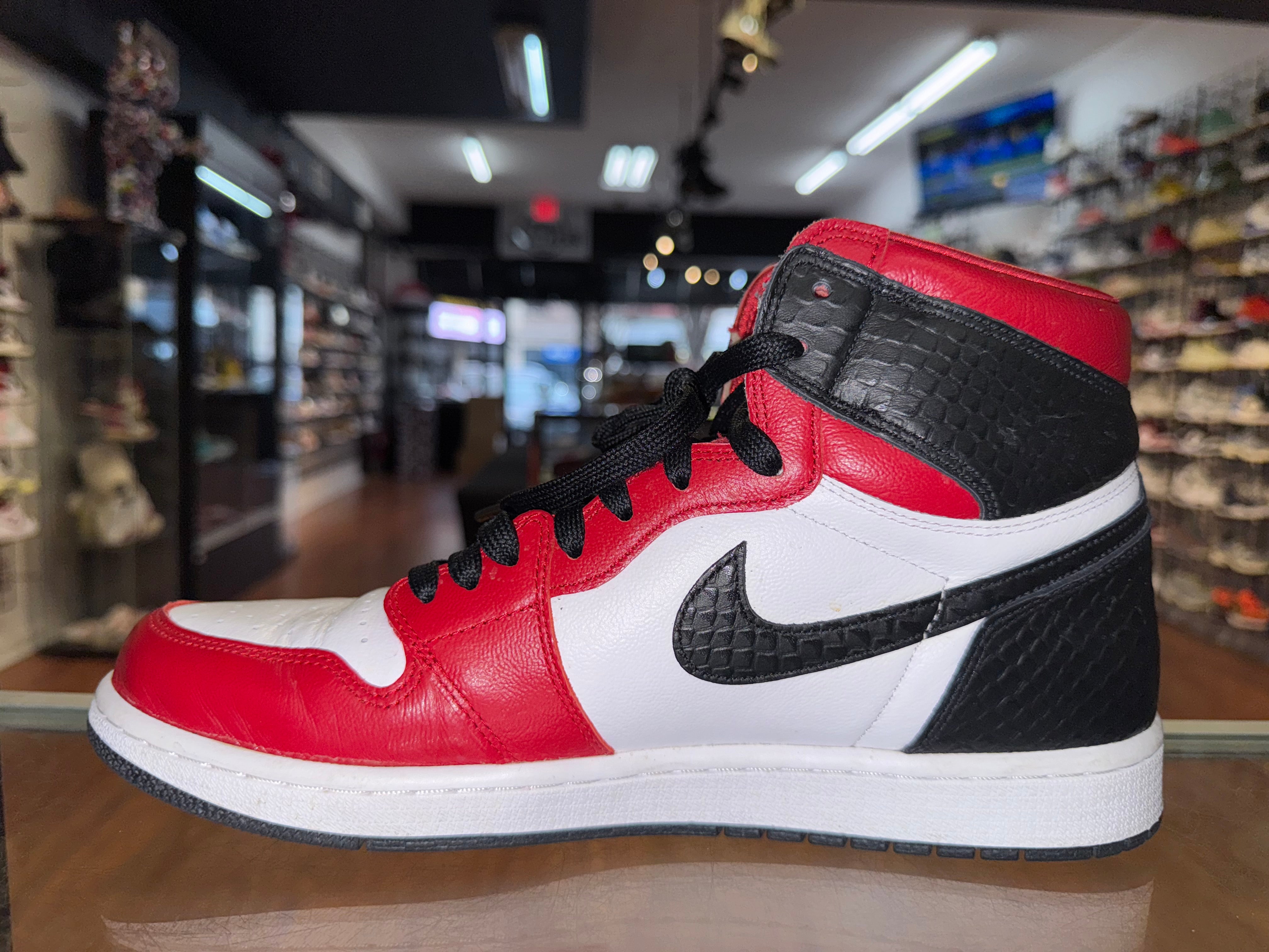 Size 10 (11.5W) Air Jordan 1 "Satin Snake Chicago"