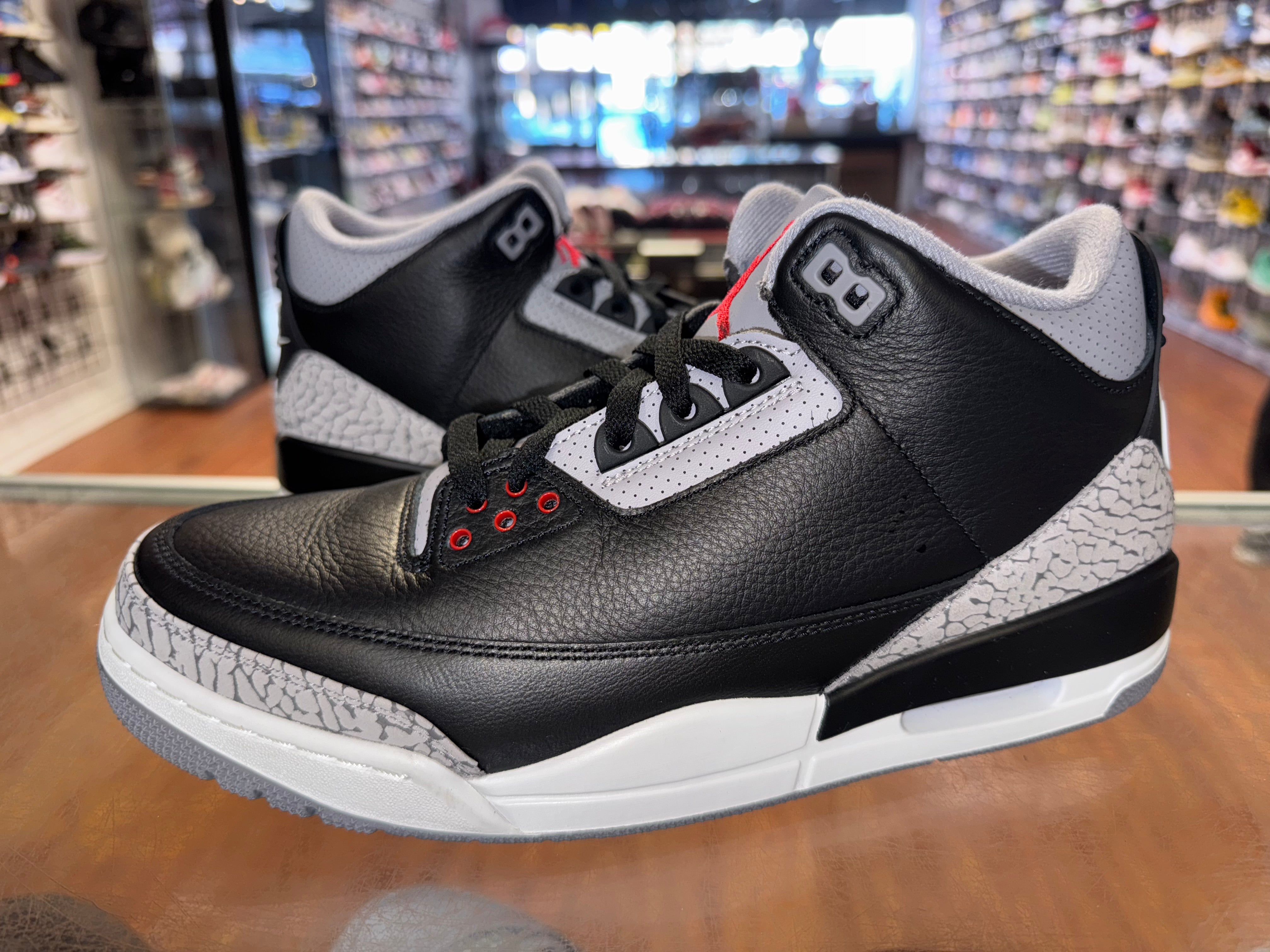 Size 10.5 Air Jordan 3 “Black Cement” Worn 1x