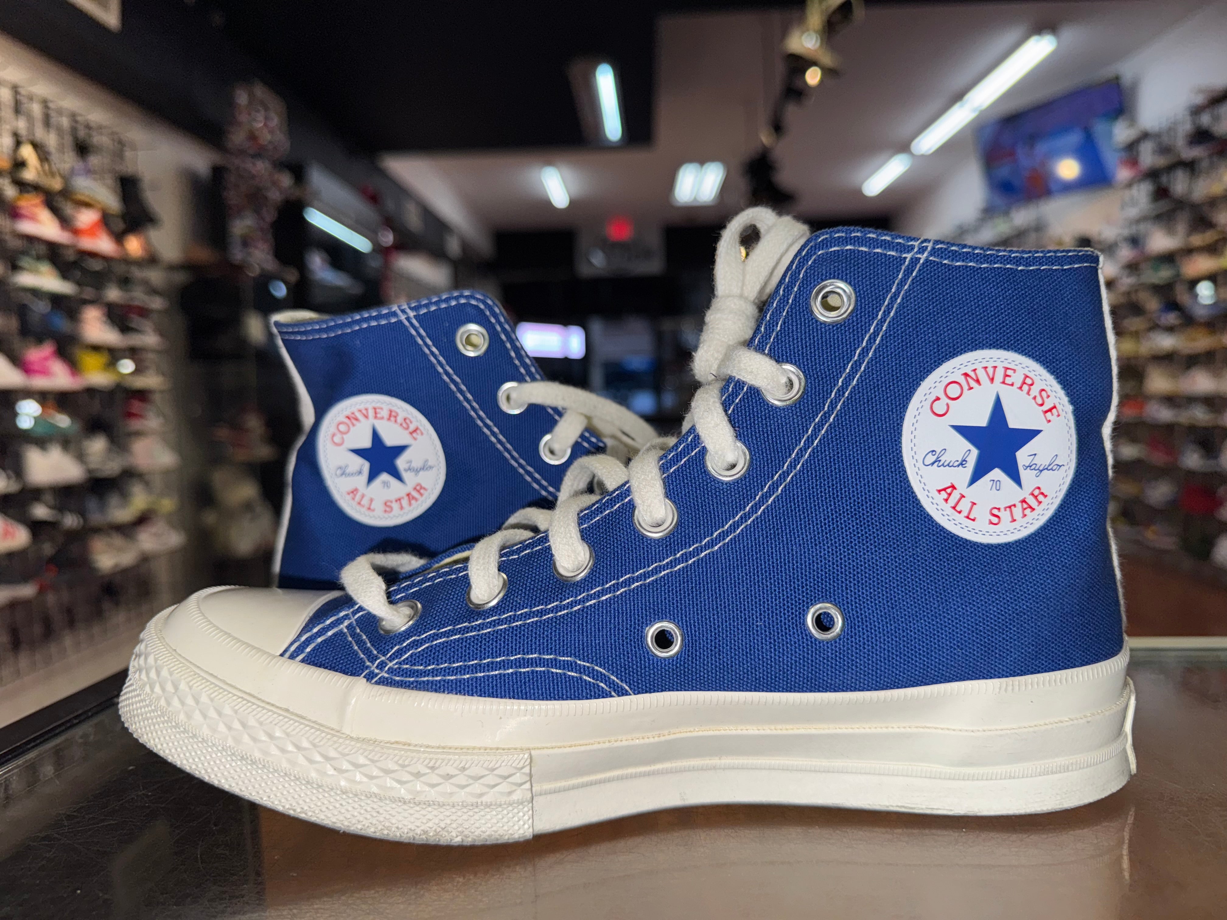 Size 5.5 Converse Comme Des Garcons "Blue"