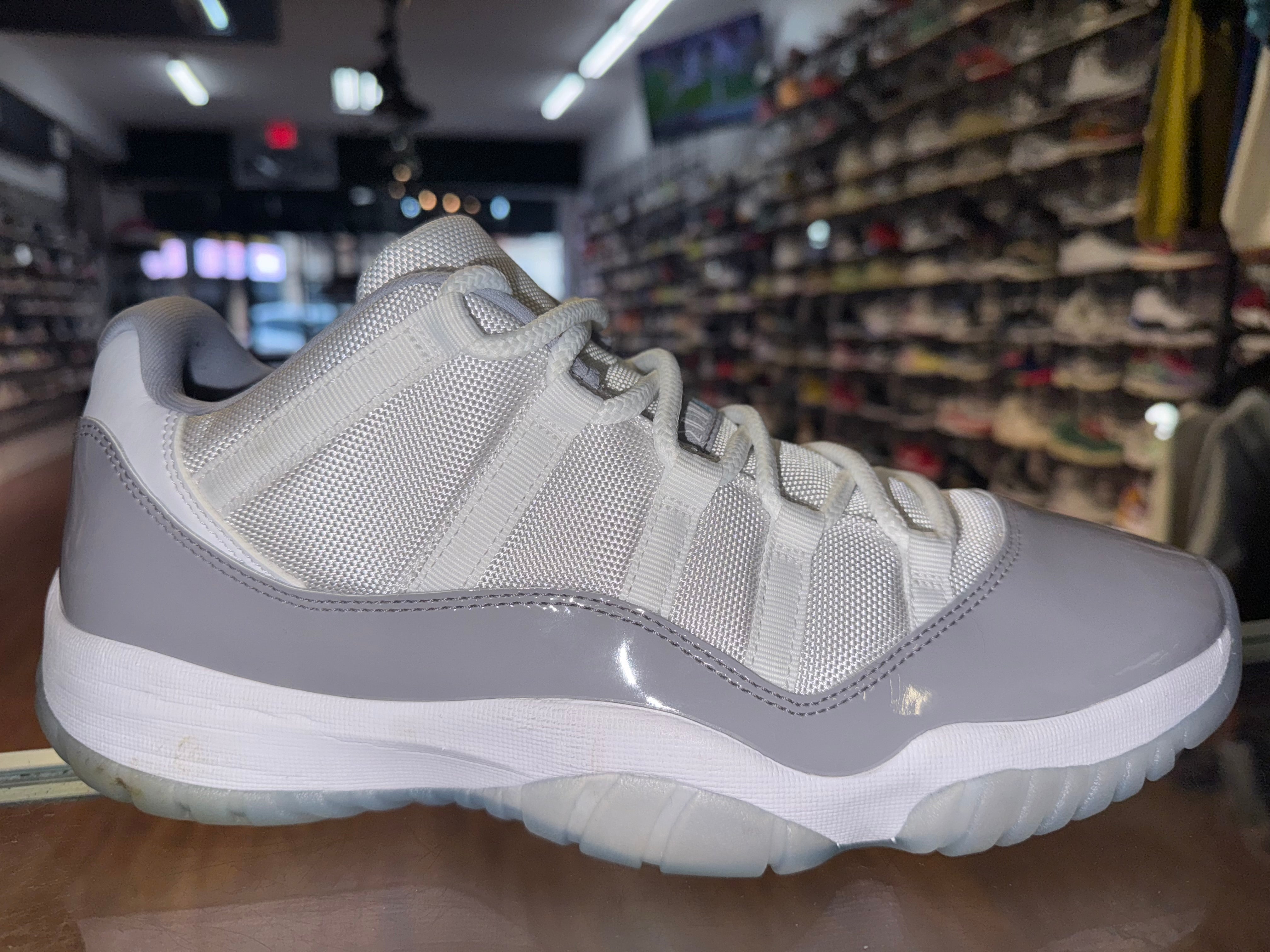 Size 12 Air Jordan 11 Low "Cement Grey"