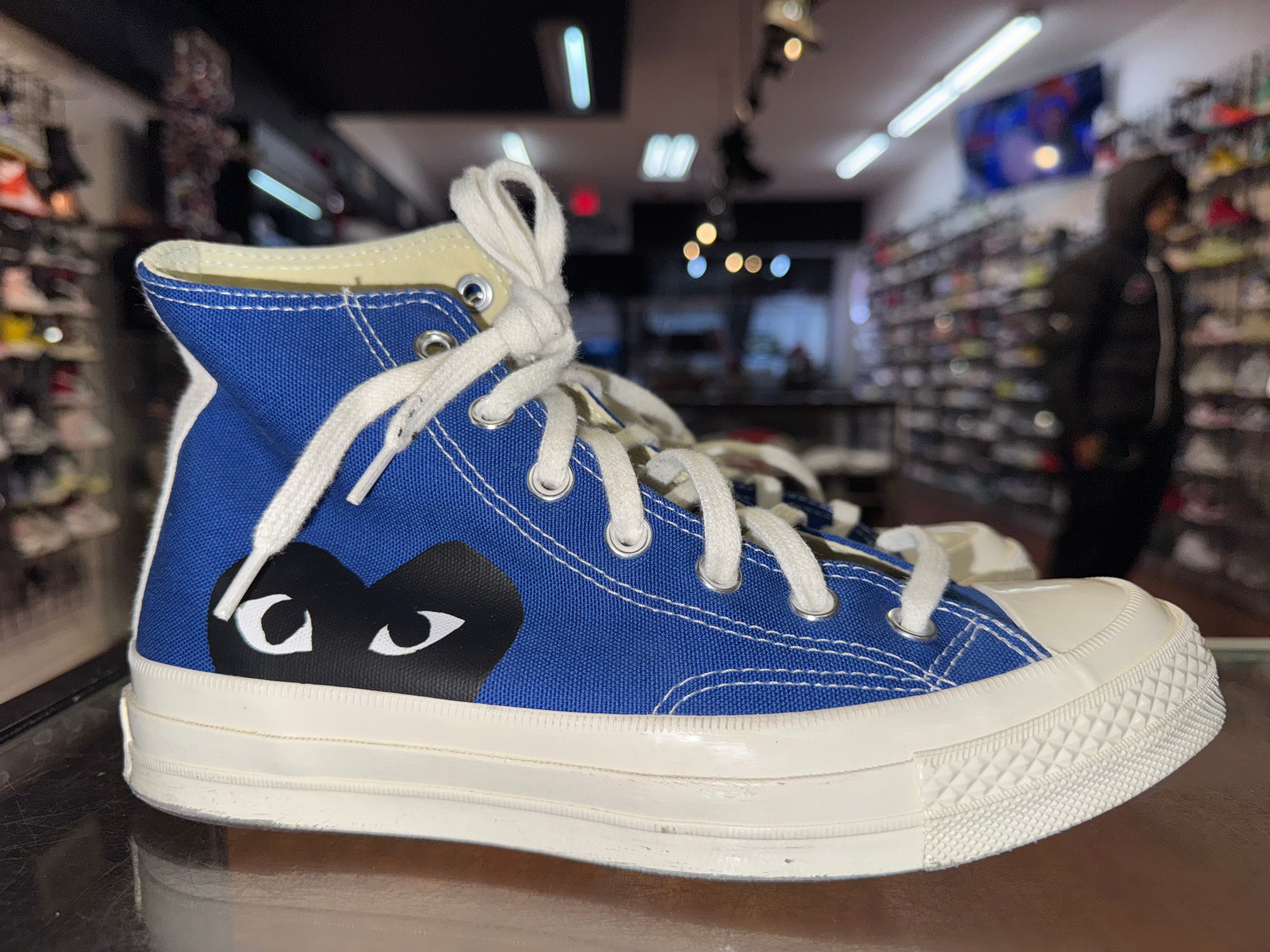 Size 5.5 Converse Comme Des Garcons "Blue"