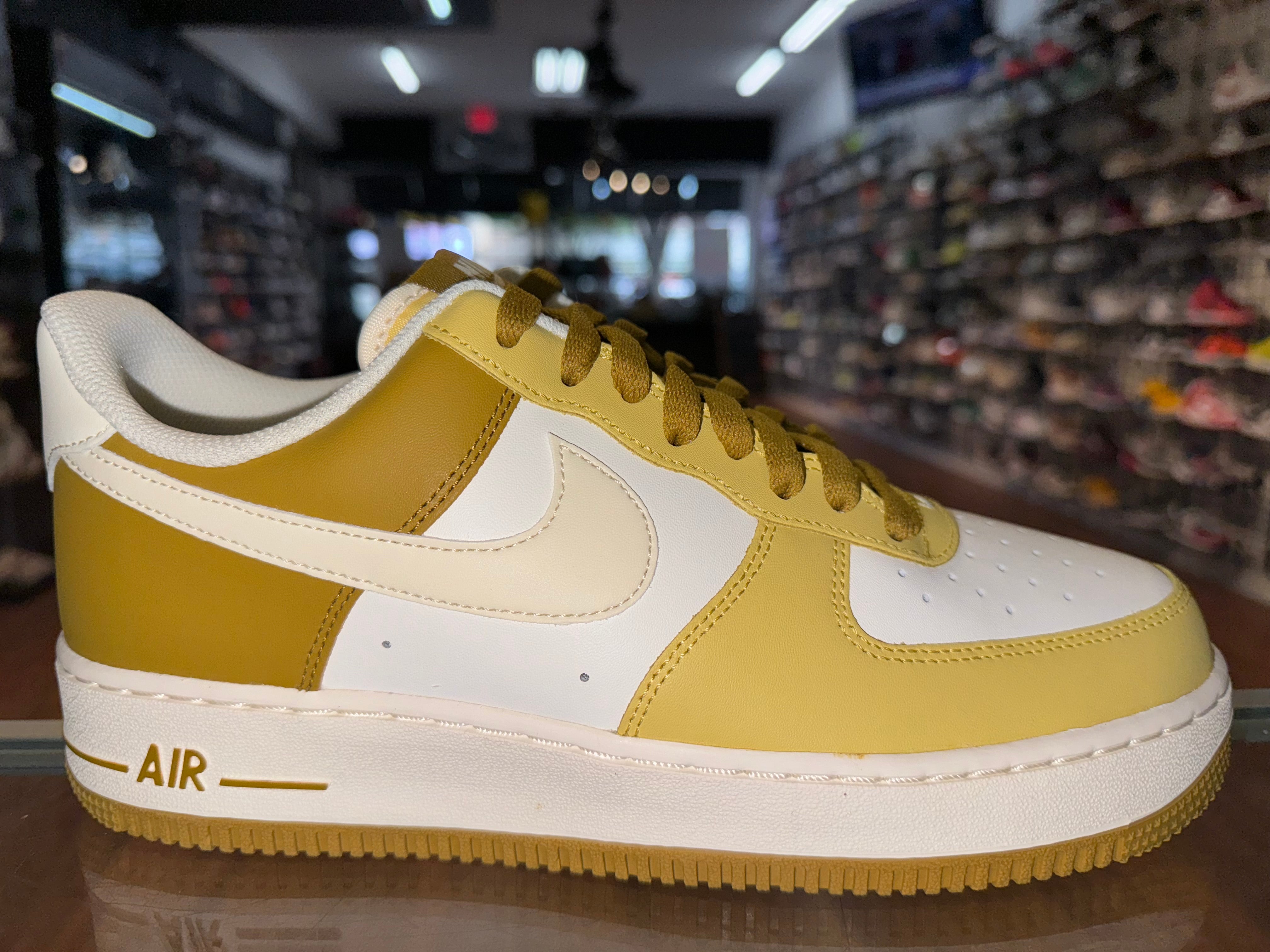 Size 9 Air Force 1 “Saturn Gold” Brand New