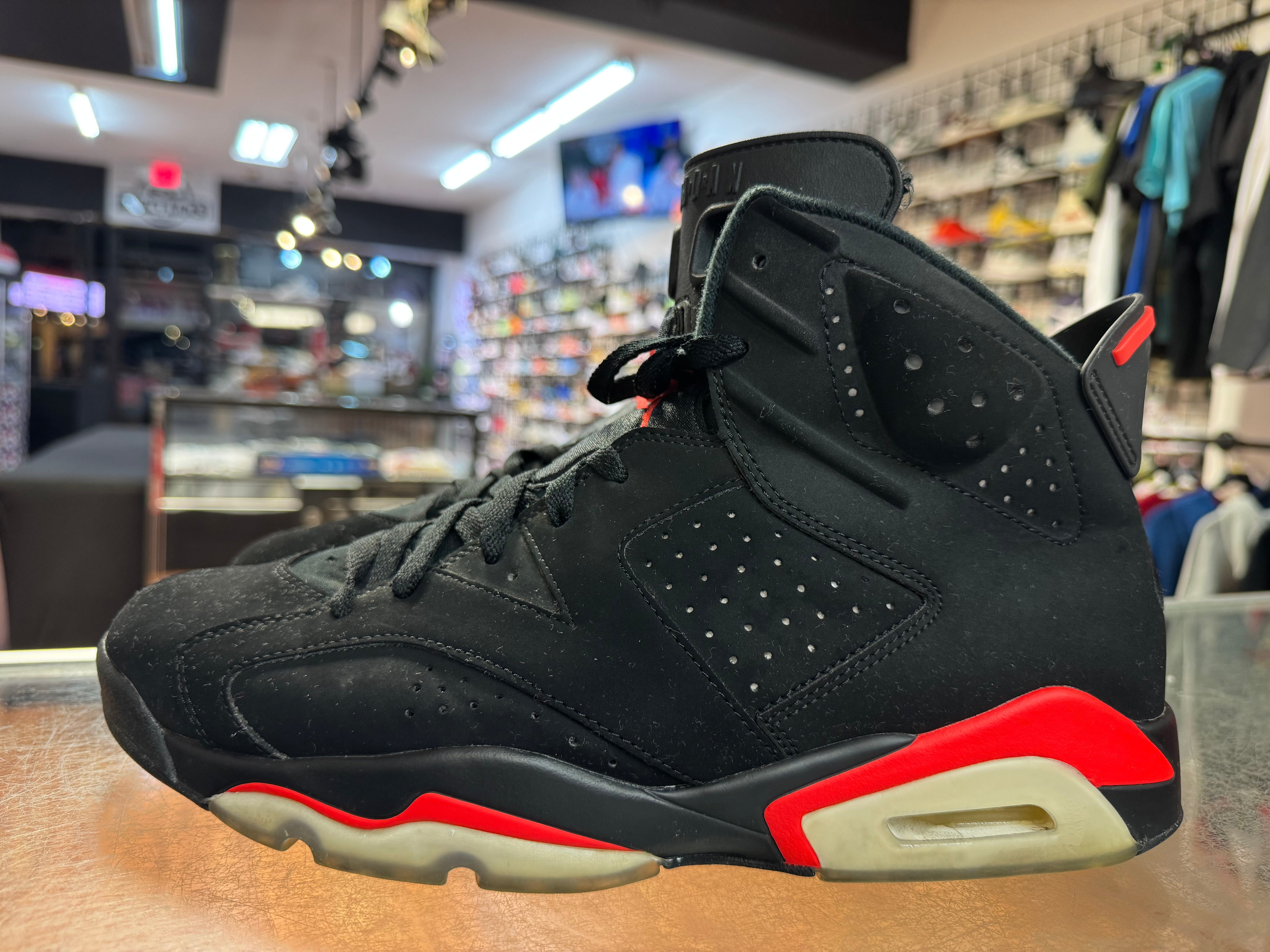 Size 11 Air Jordan 6 "Black Infrared"