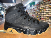 Size 8 Air Jordan 9 Boot "Black Gum"