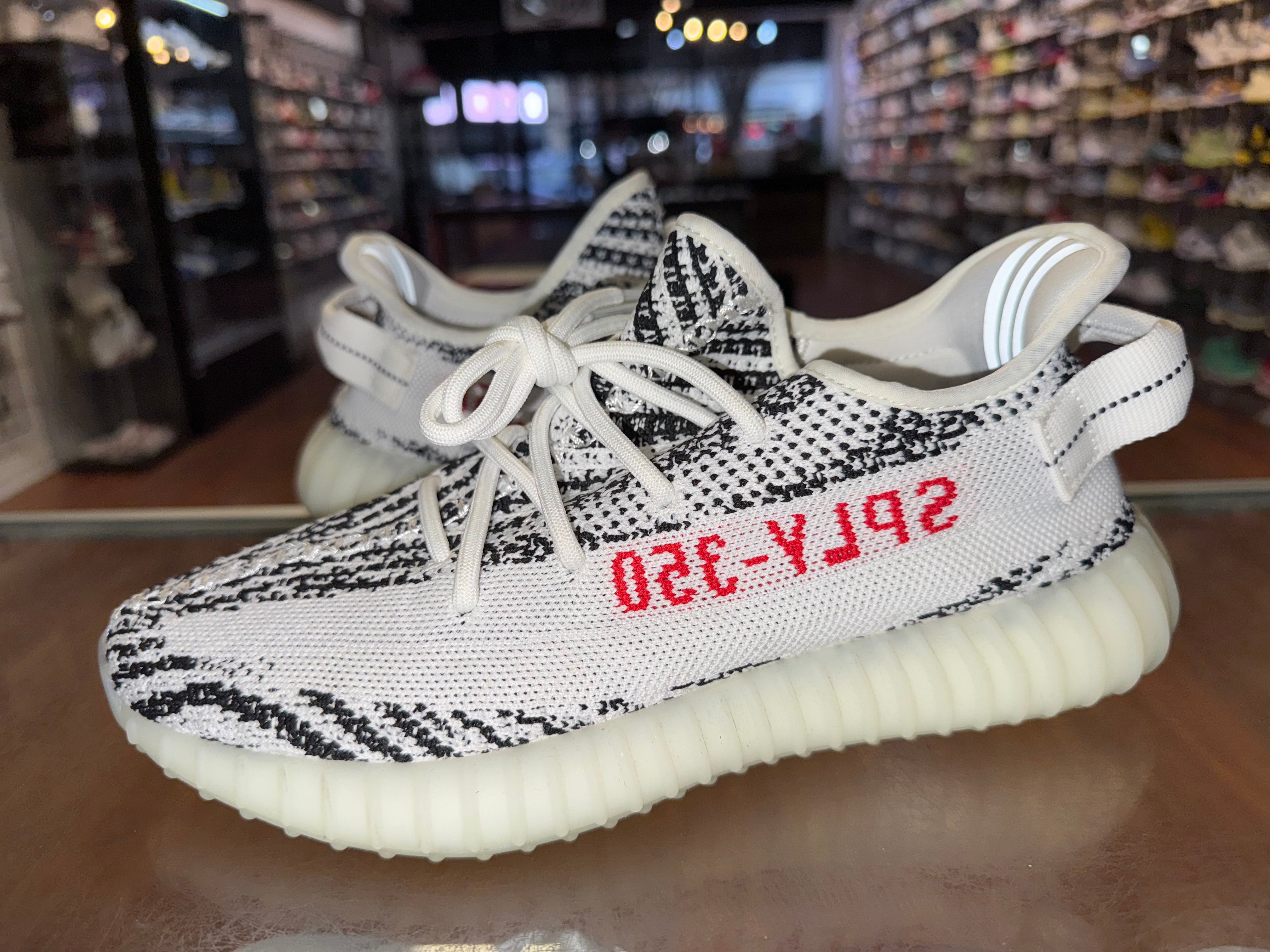 Size 8 Yeezy Boost 350 V2 "Zebra"