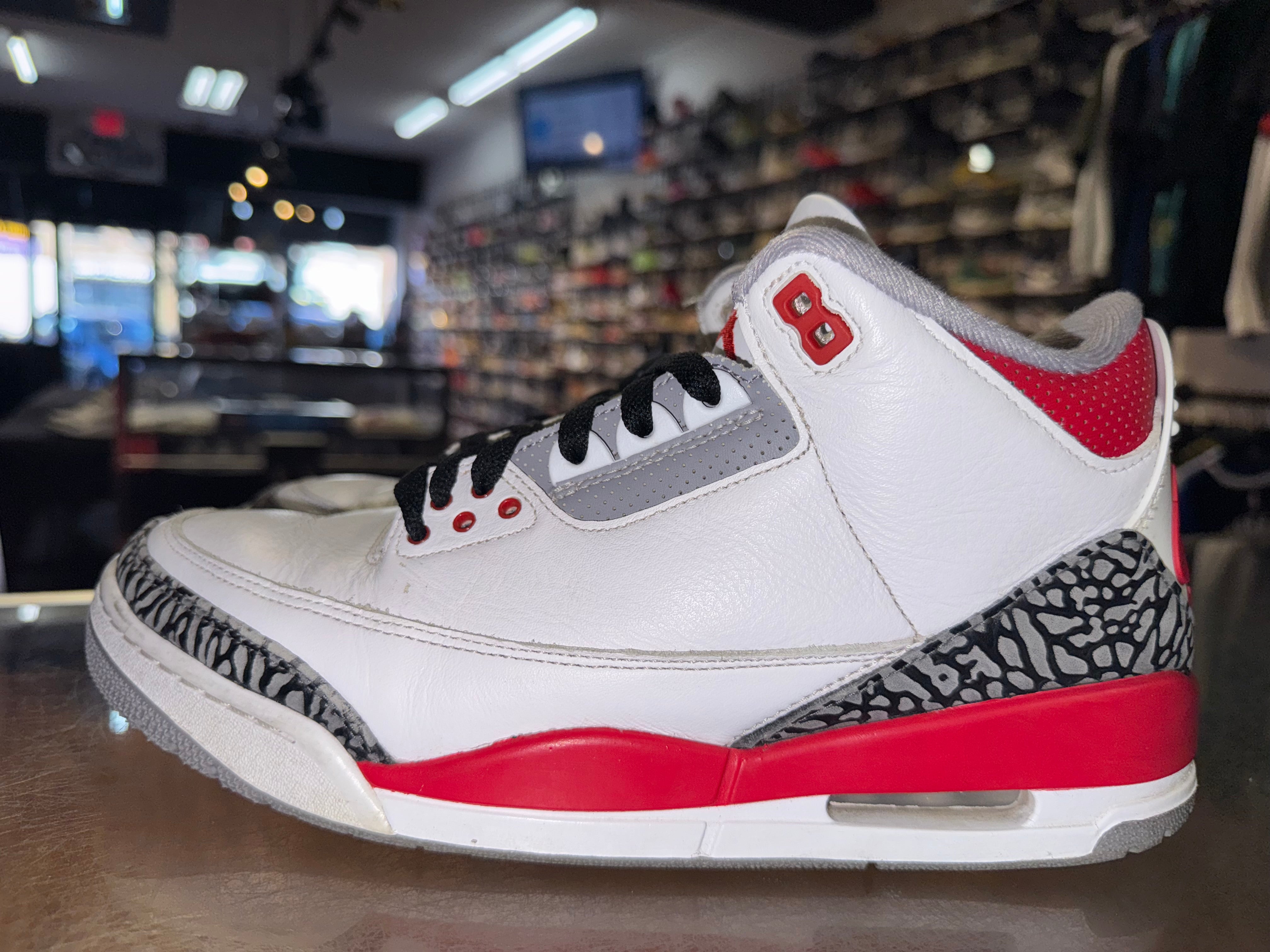 Size 9.5 Air Jordan 3 “Fire Red"