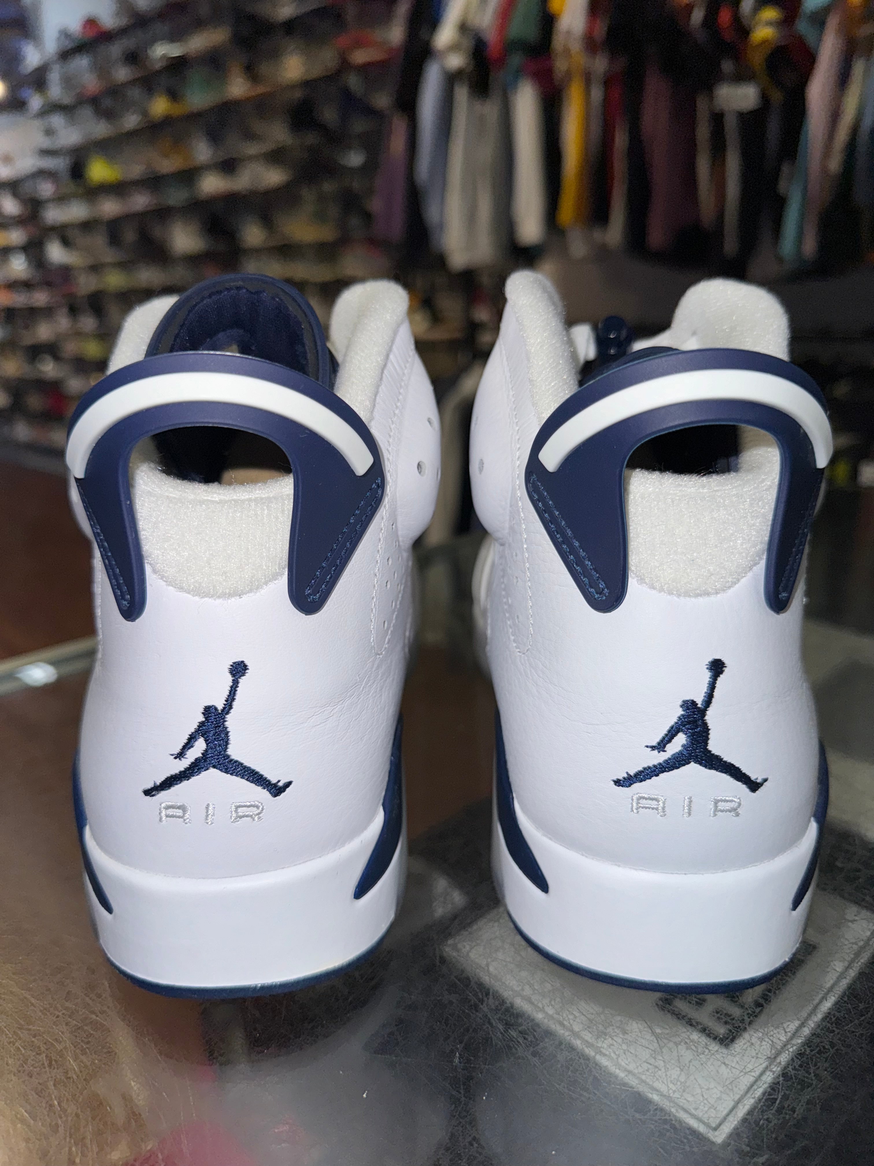 Size 8.5 Air Jordan 6 "Midnight Navy" Brand New