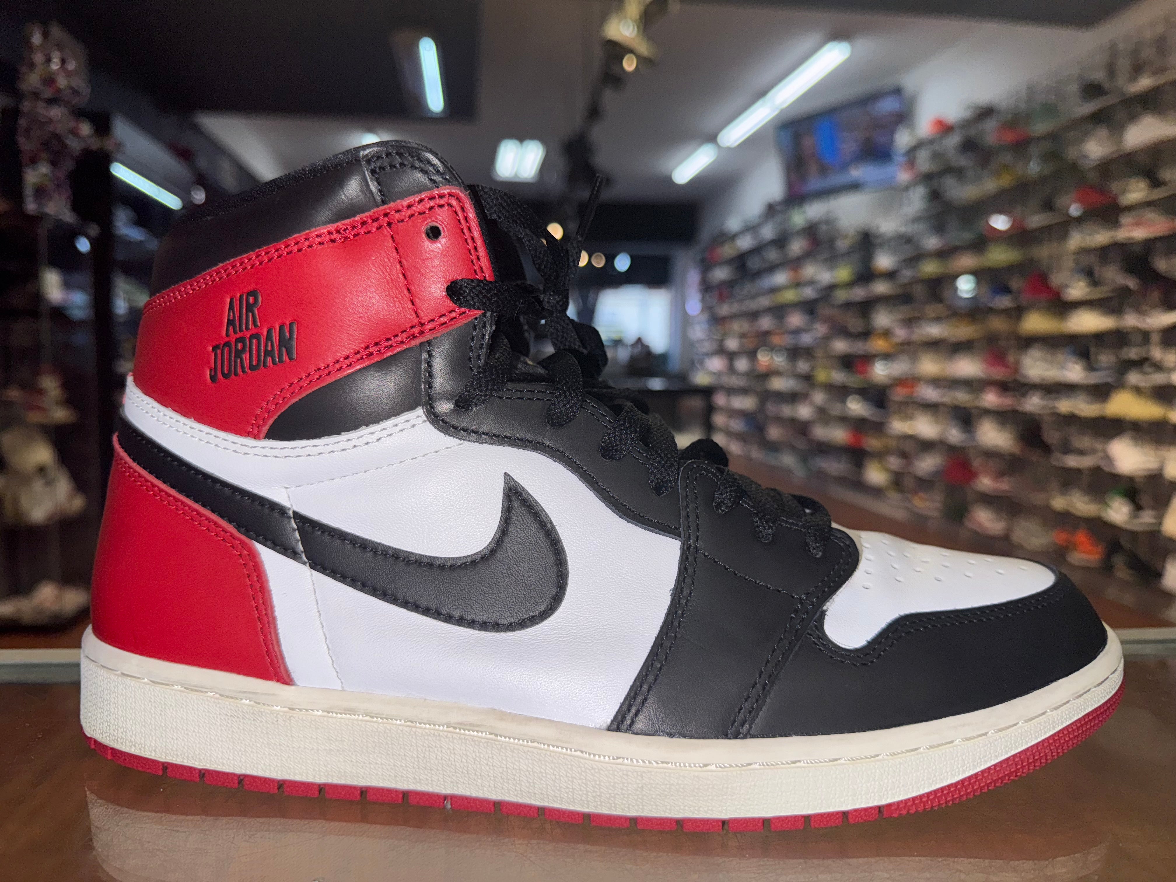 Size 12 Air Jordan 1 "Black Toe Reimagined"