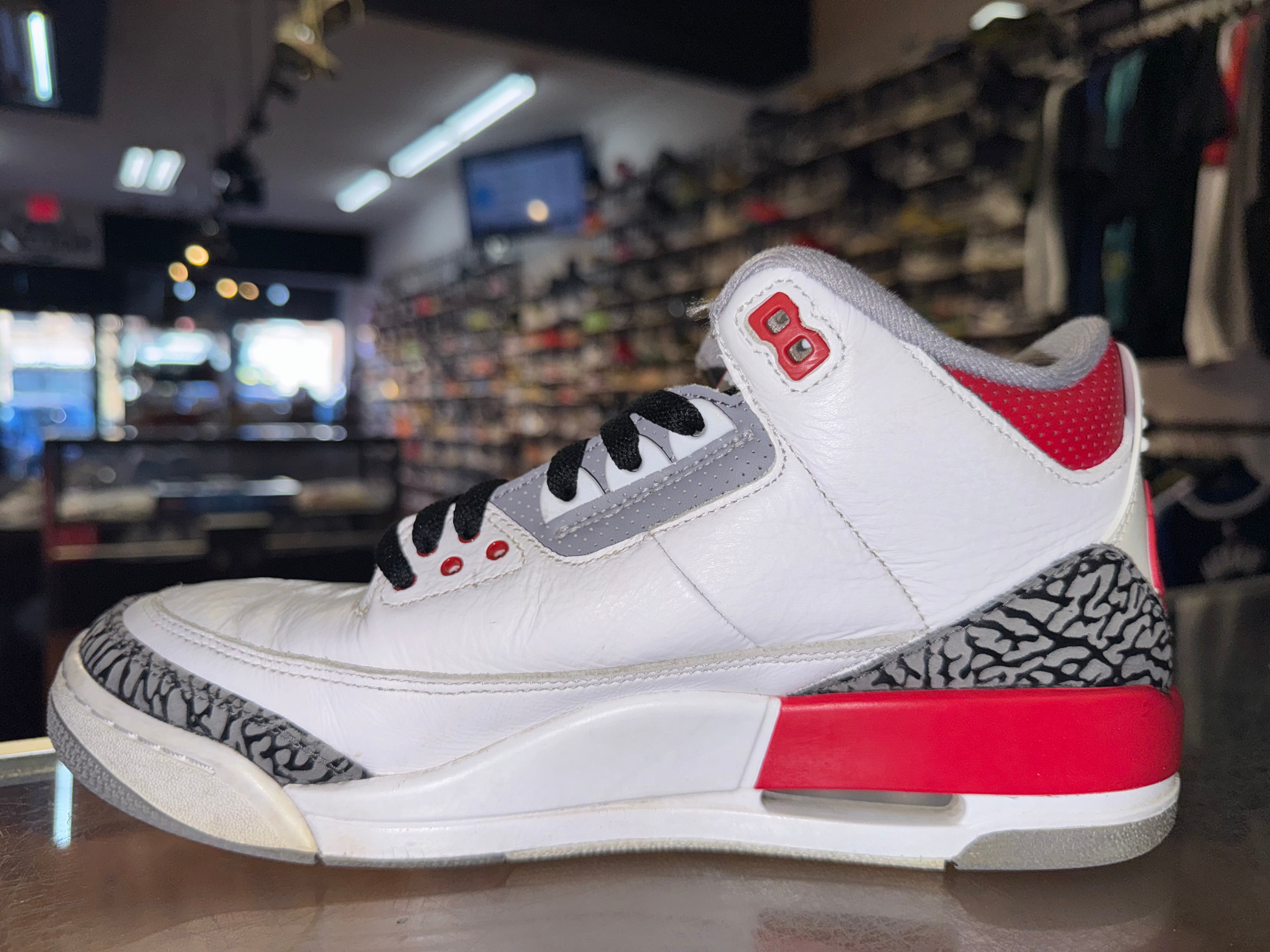 Size 9.5 Air Jordan 3 “Fire Red"