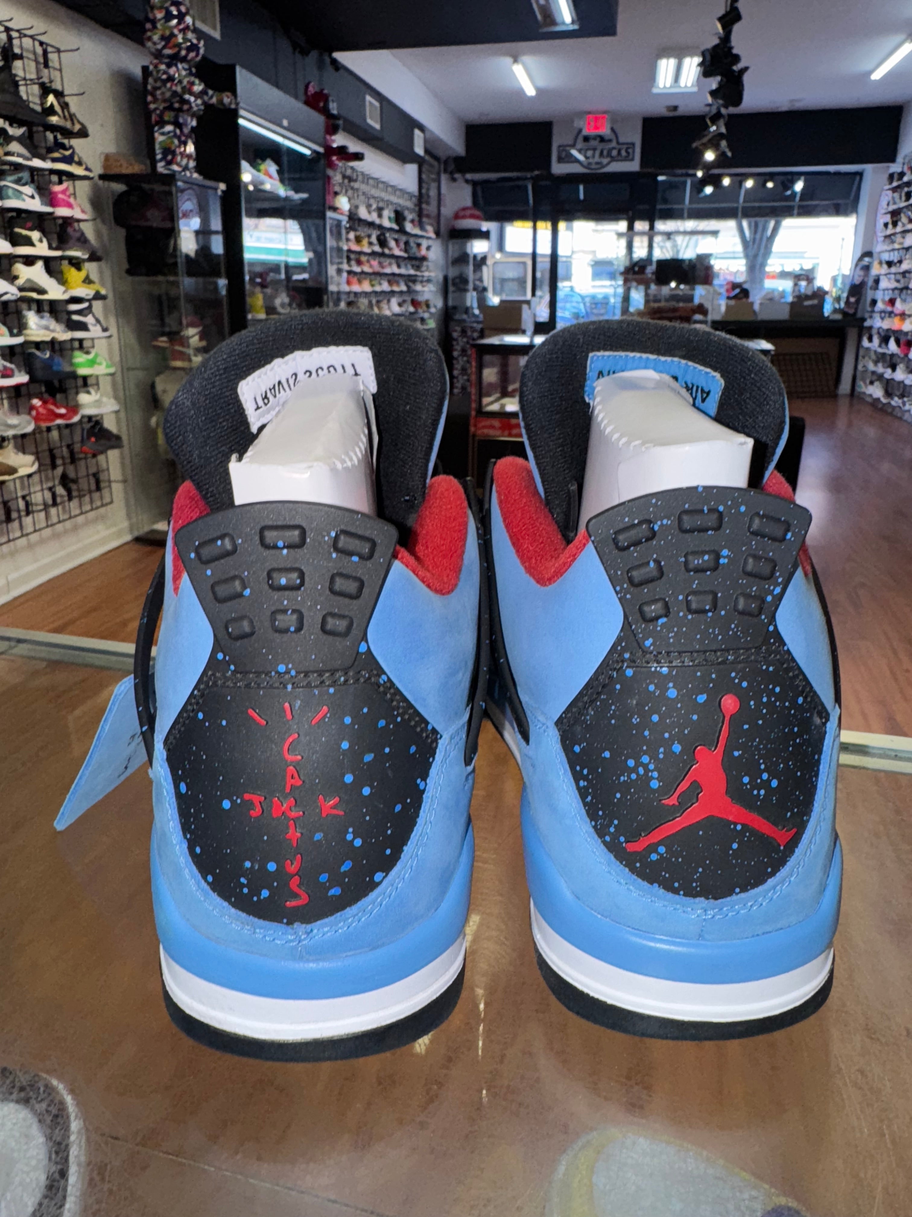 Size 9.5 Air Jordan 4 Travis Scott "Cactus Jack"