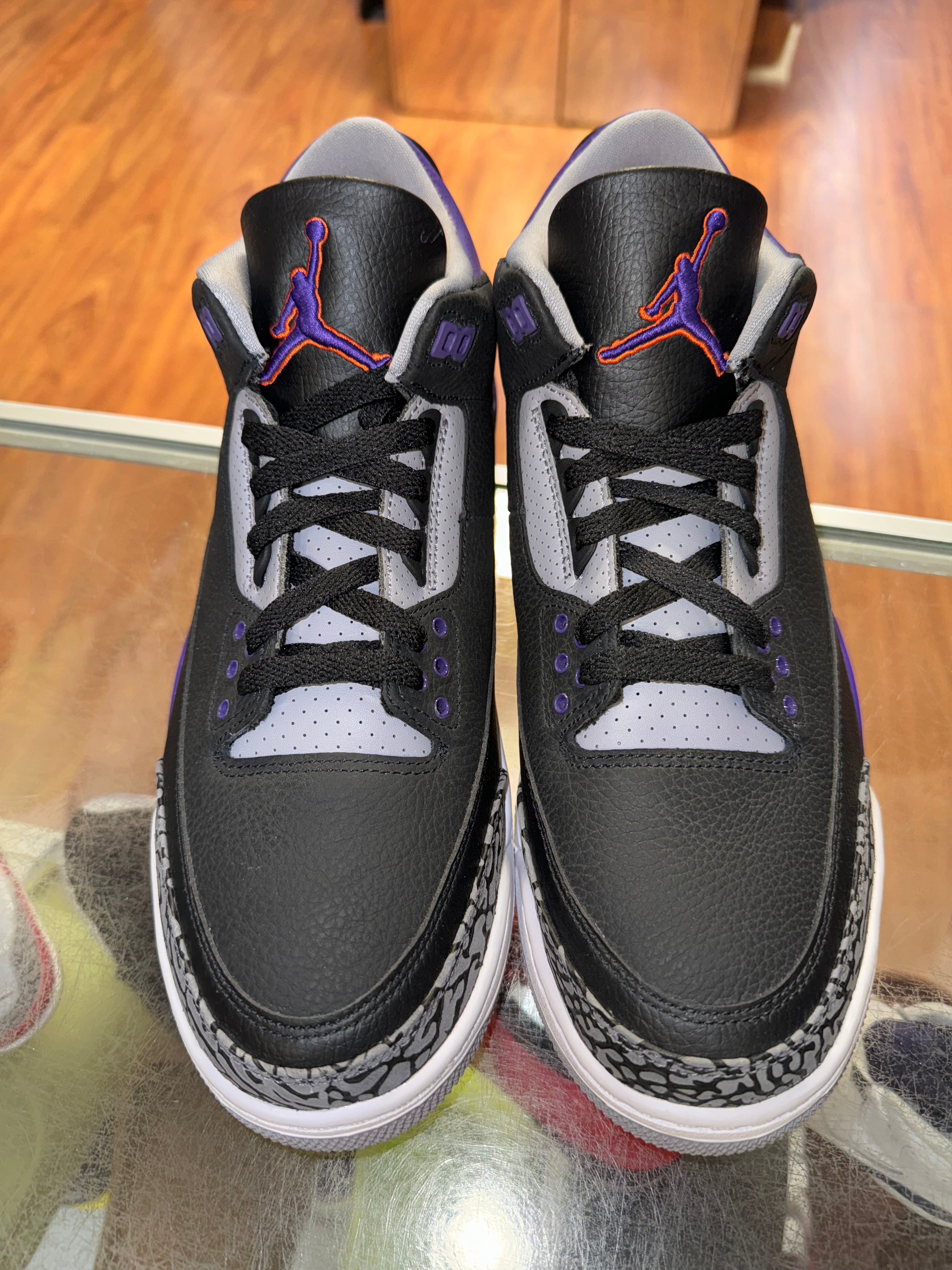 Size 11.5 Air Jordan 3 “Black Court Purple” Brand New