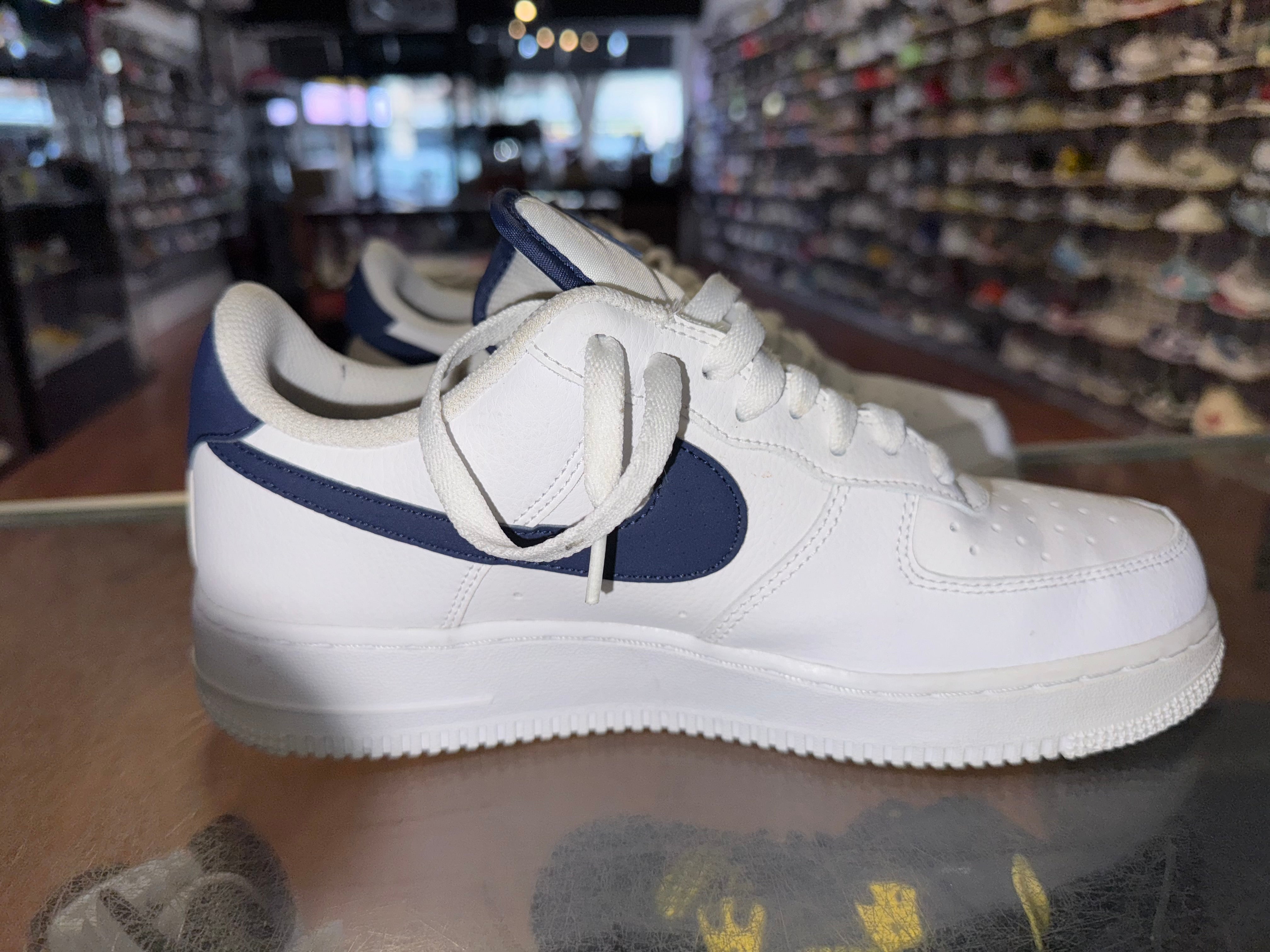 Size 8 Air Force 1 "White Navy"