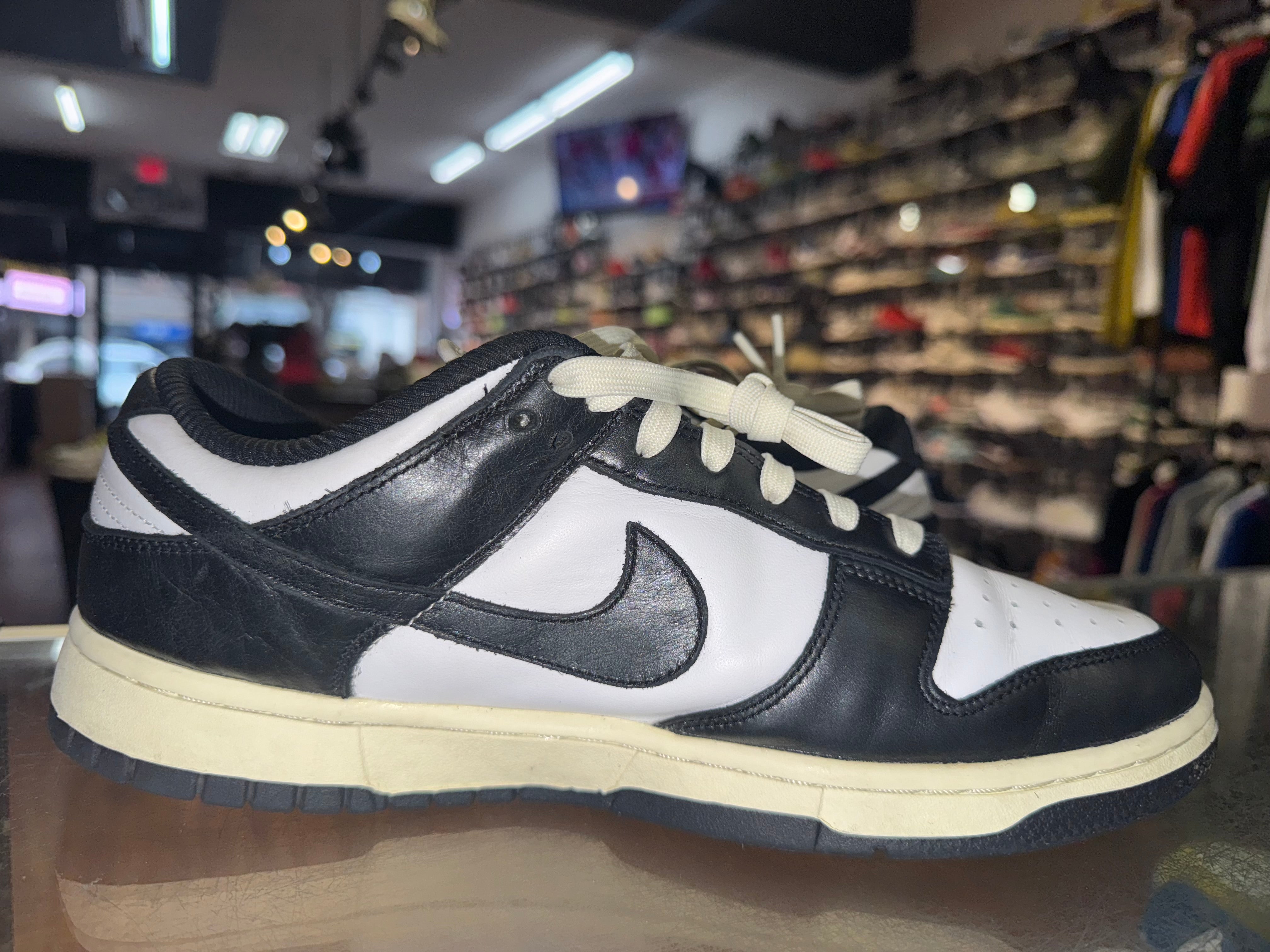 Size 9.5 (11W) Dunk Low "Vintage Panda"