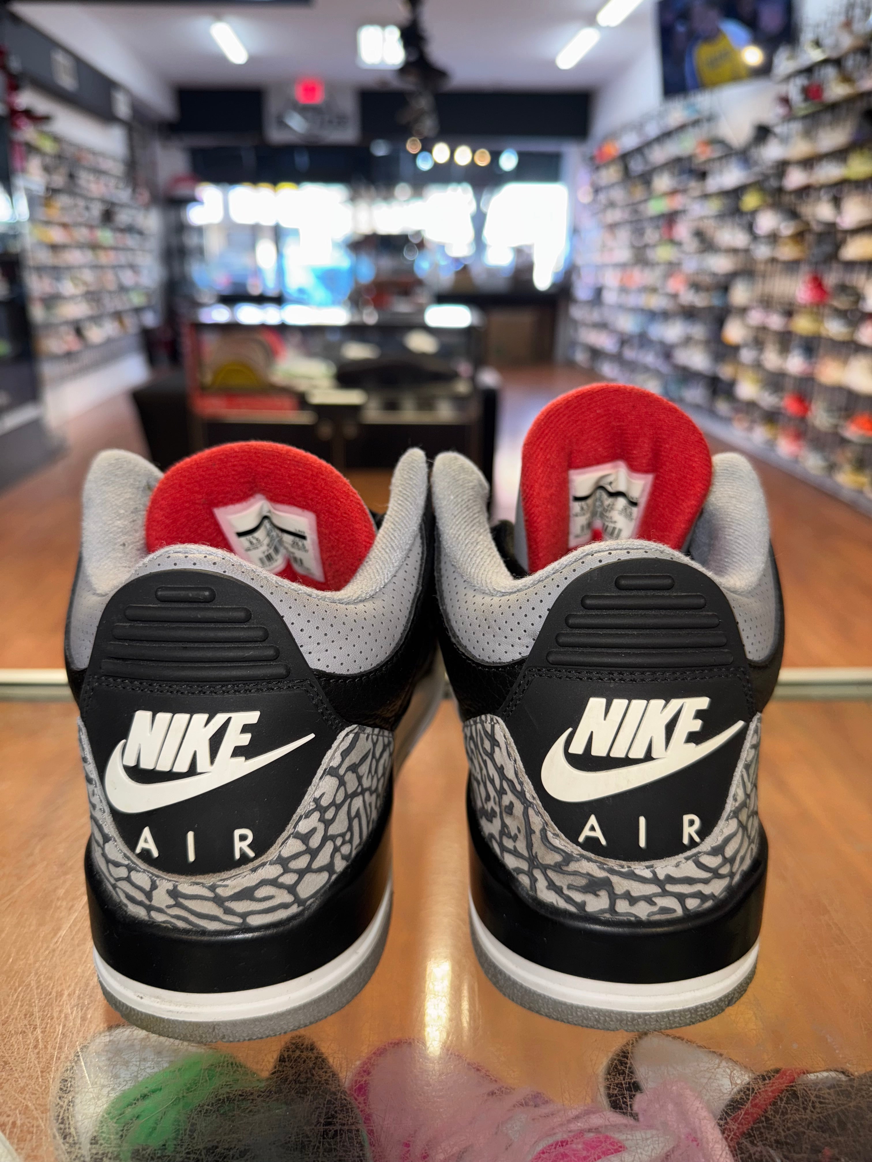 Size 8.5 Air Jordan 3 "Black Cement" 2018