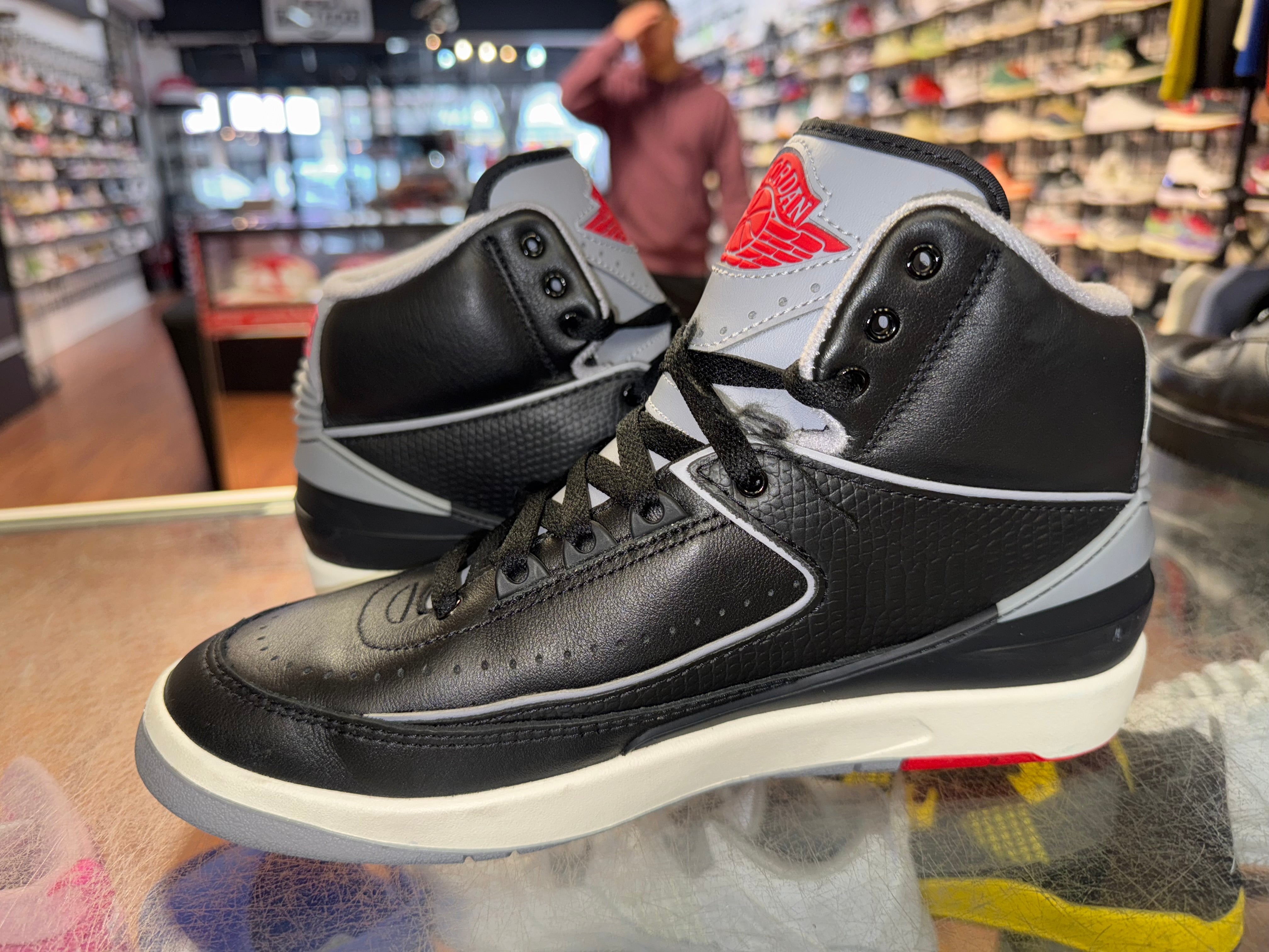 Size 8 Air Jordan 2 “Black Cement”