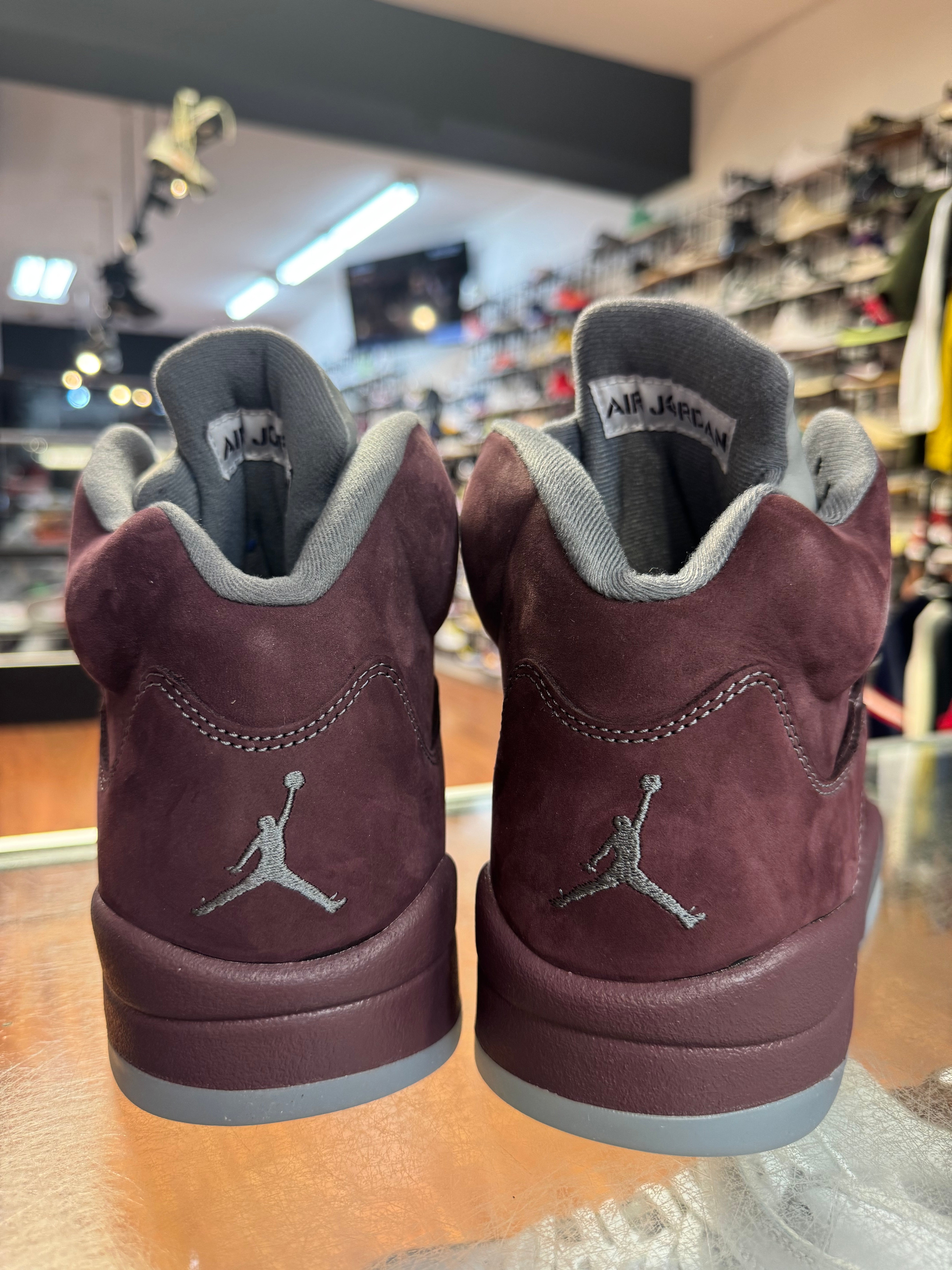 Size 12 Air Jordan 5 "Burgundy" Brand New