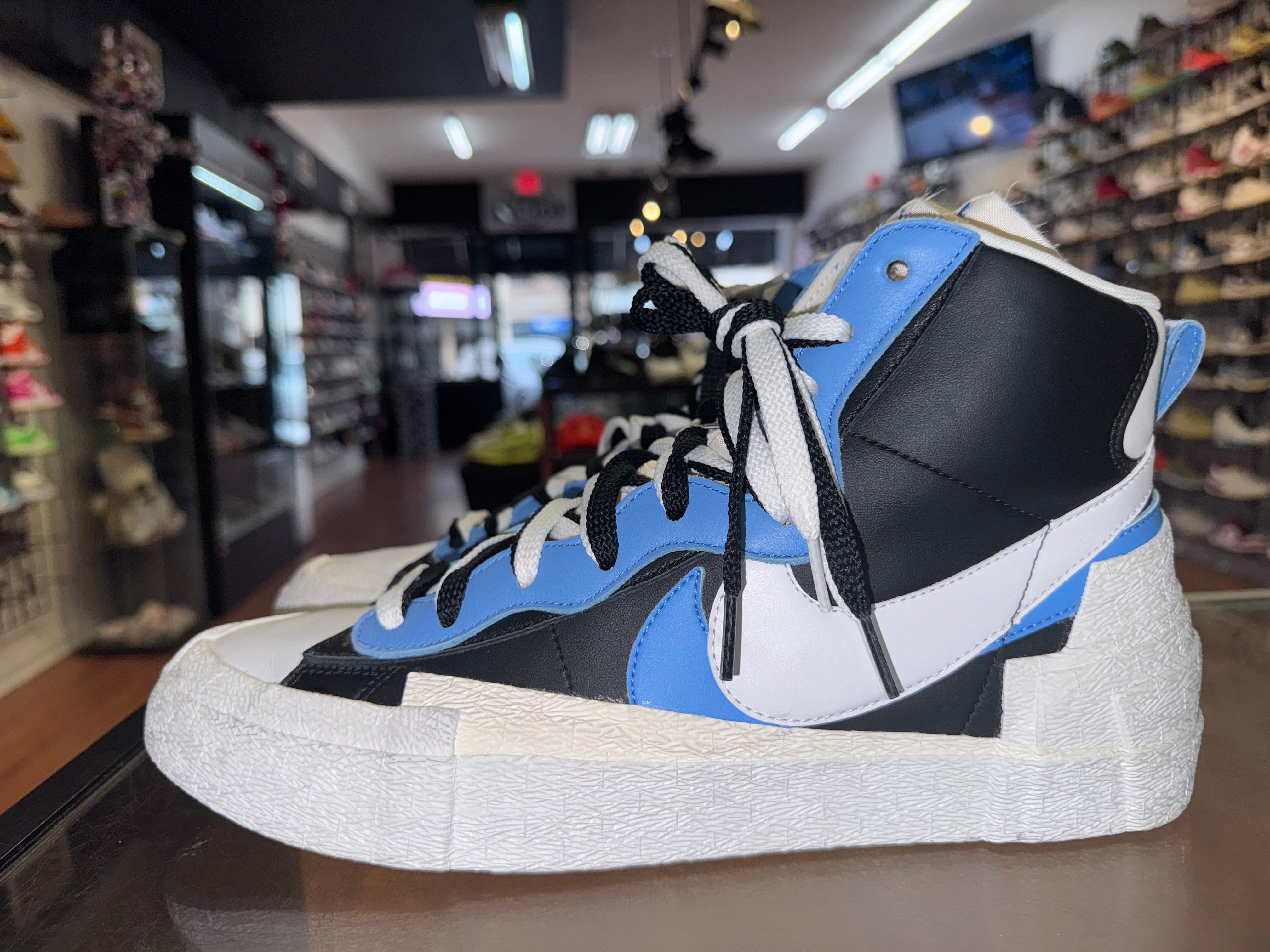 Size 11.5 Blazer Mid Sacai "White Black Blue"