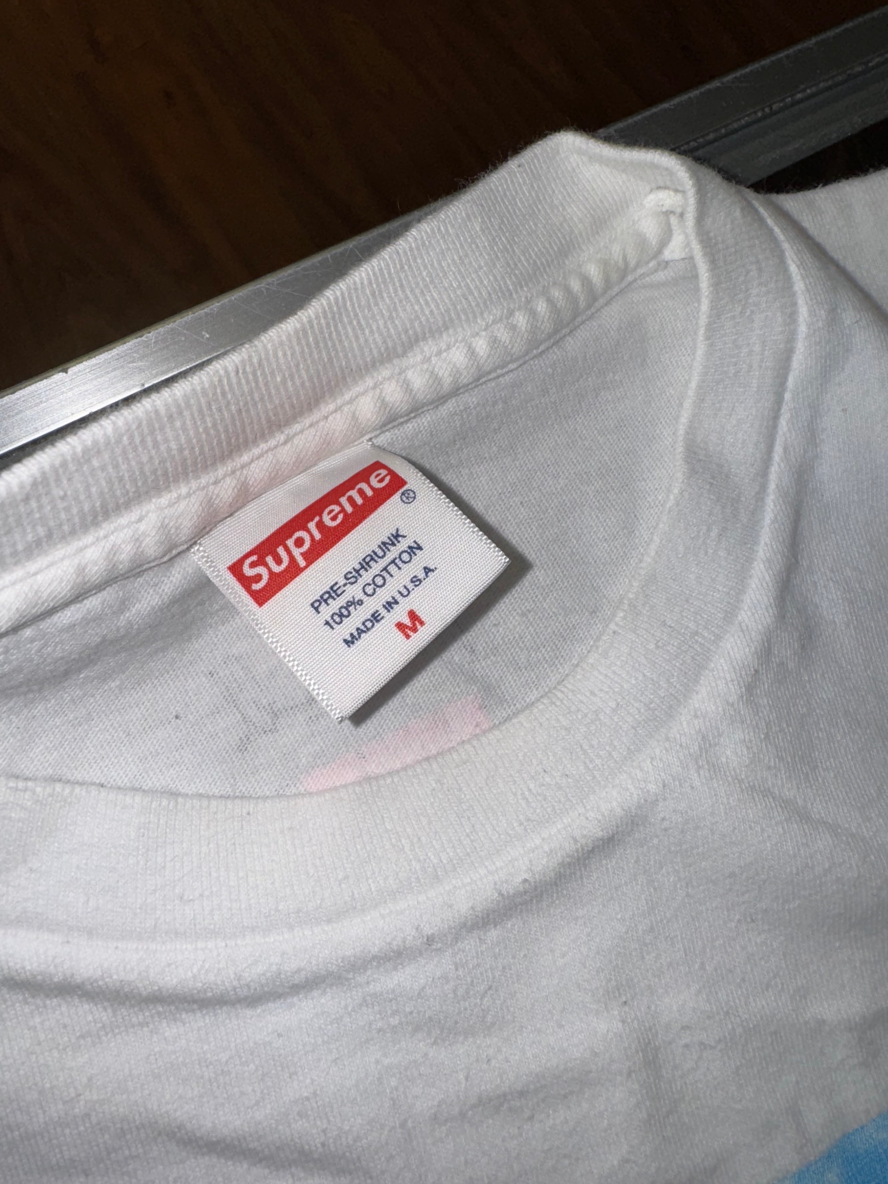 Size M Supreme x Mike Hill Runner Tee “White”