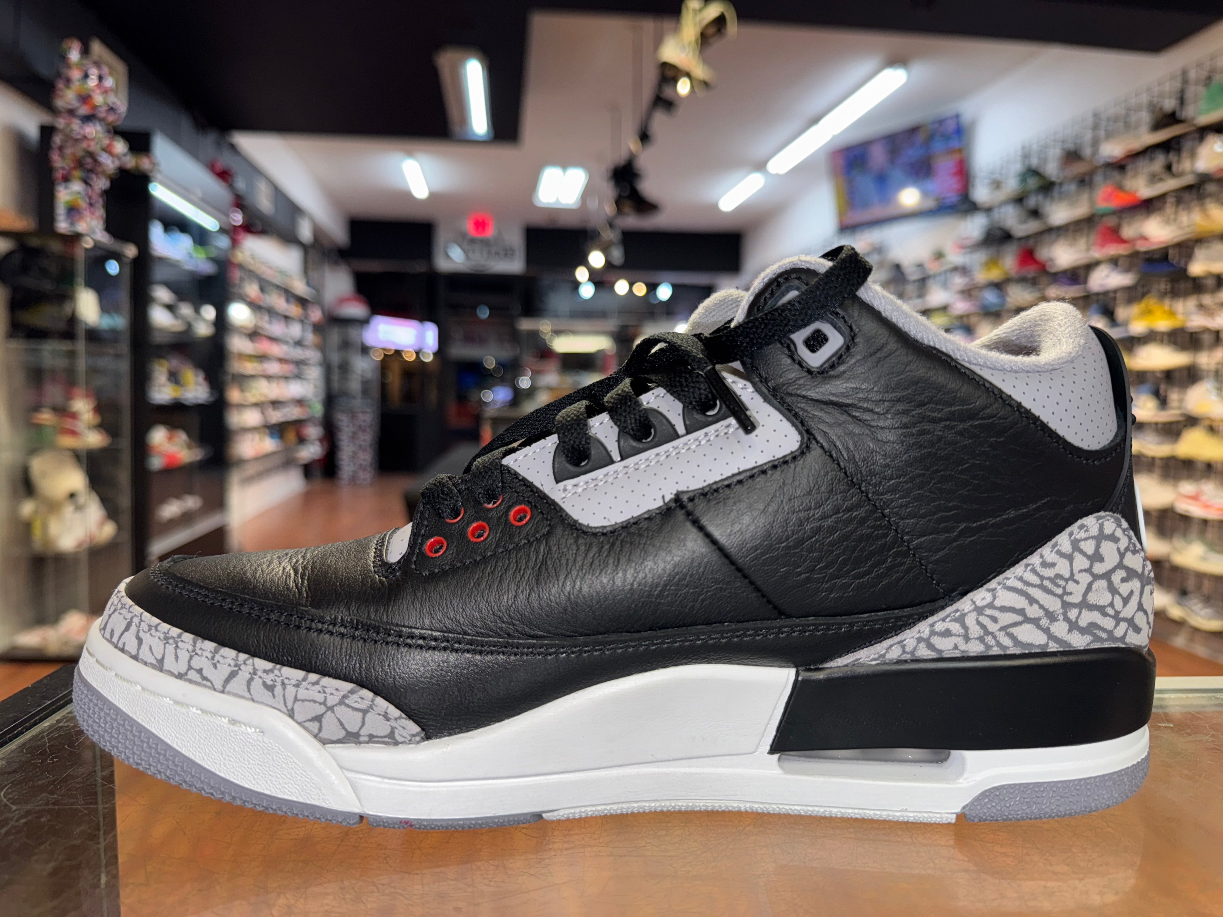 Size 10 Air Jordan 3 "Black Cement" 2024