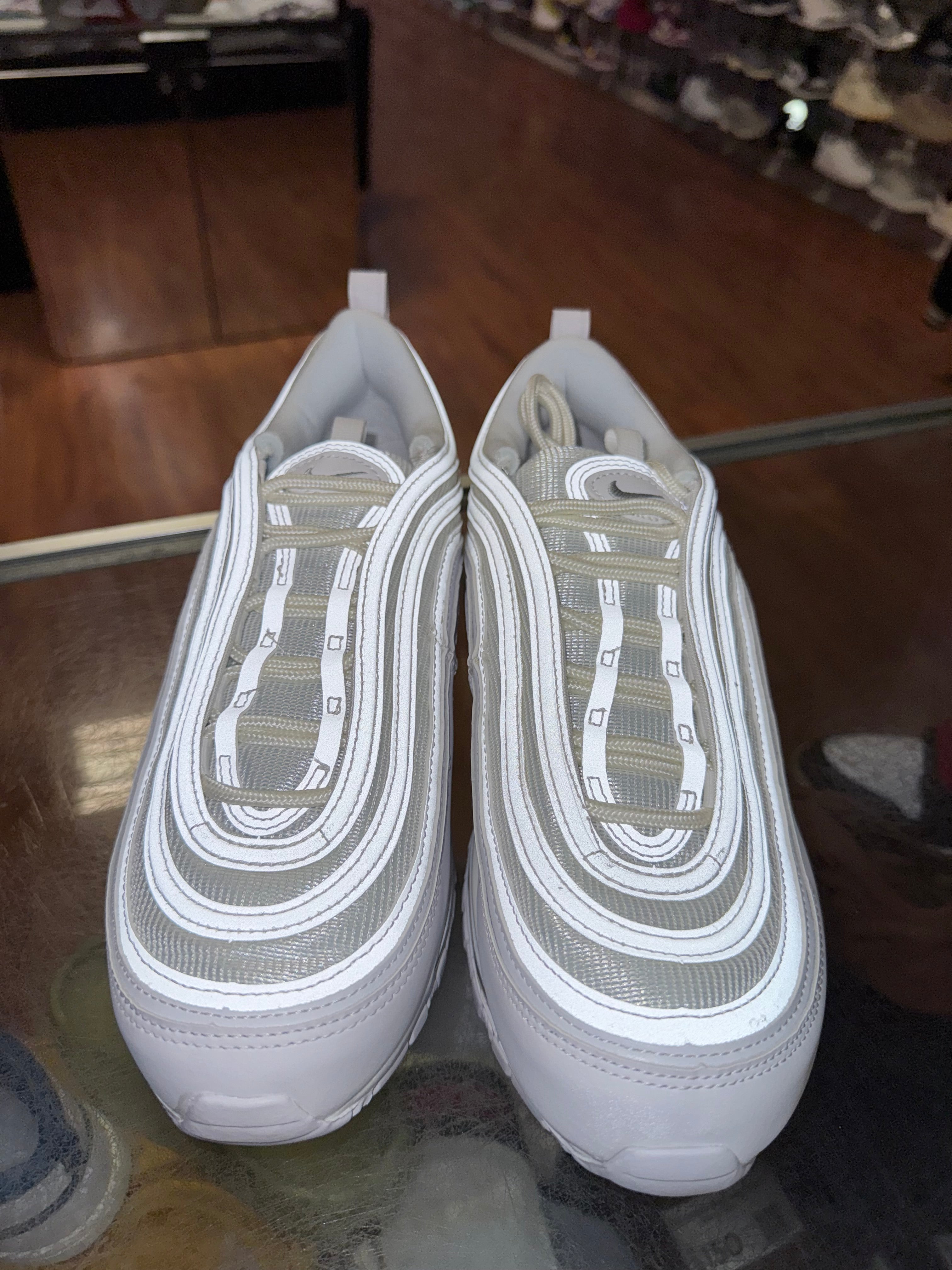 Size 9 Air Max 97 "Triple White" Brand New