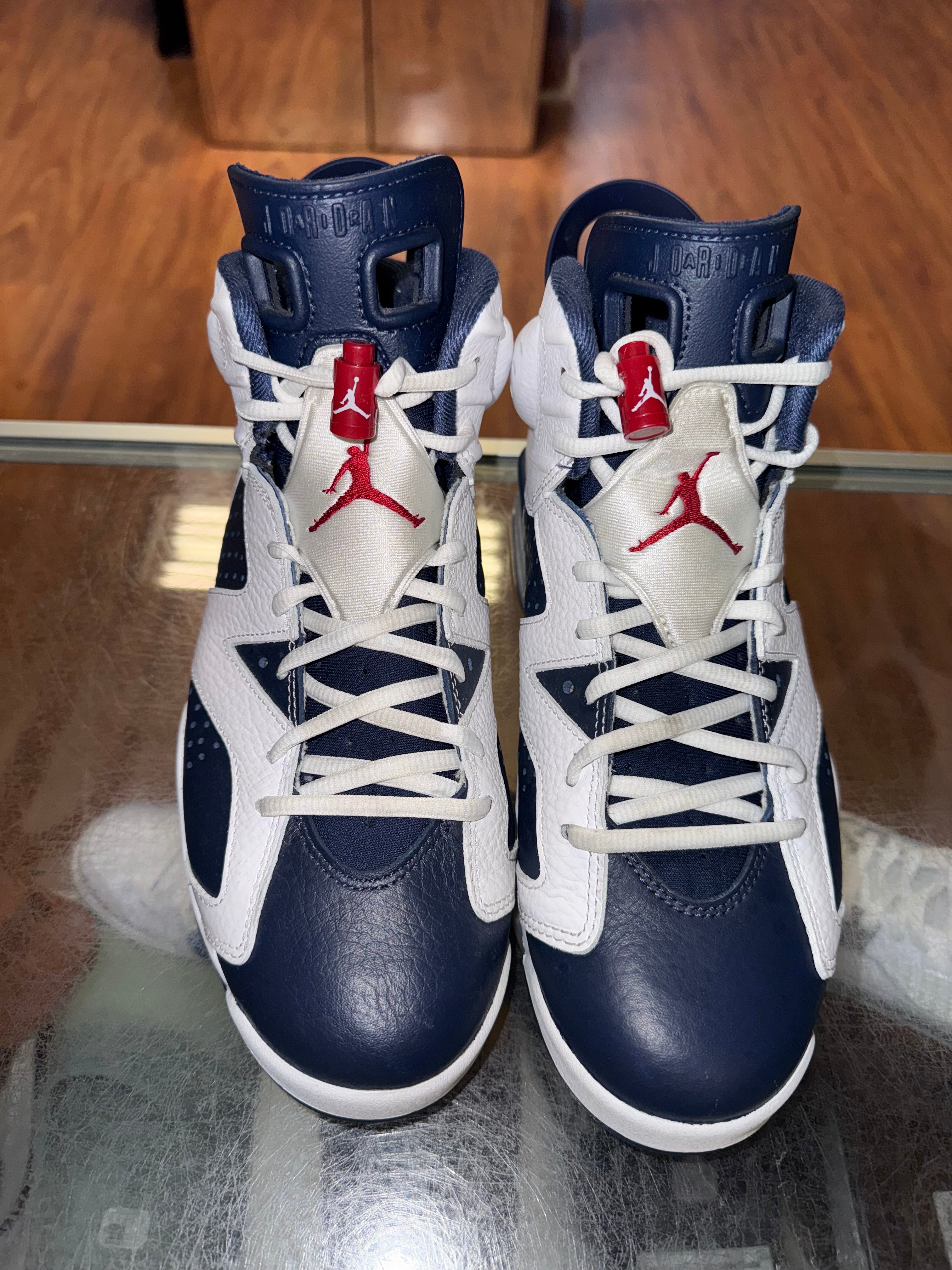 Size 8.5 Air Jordan 6 "Olympic" 2024