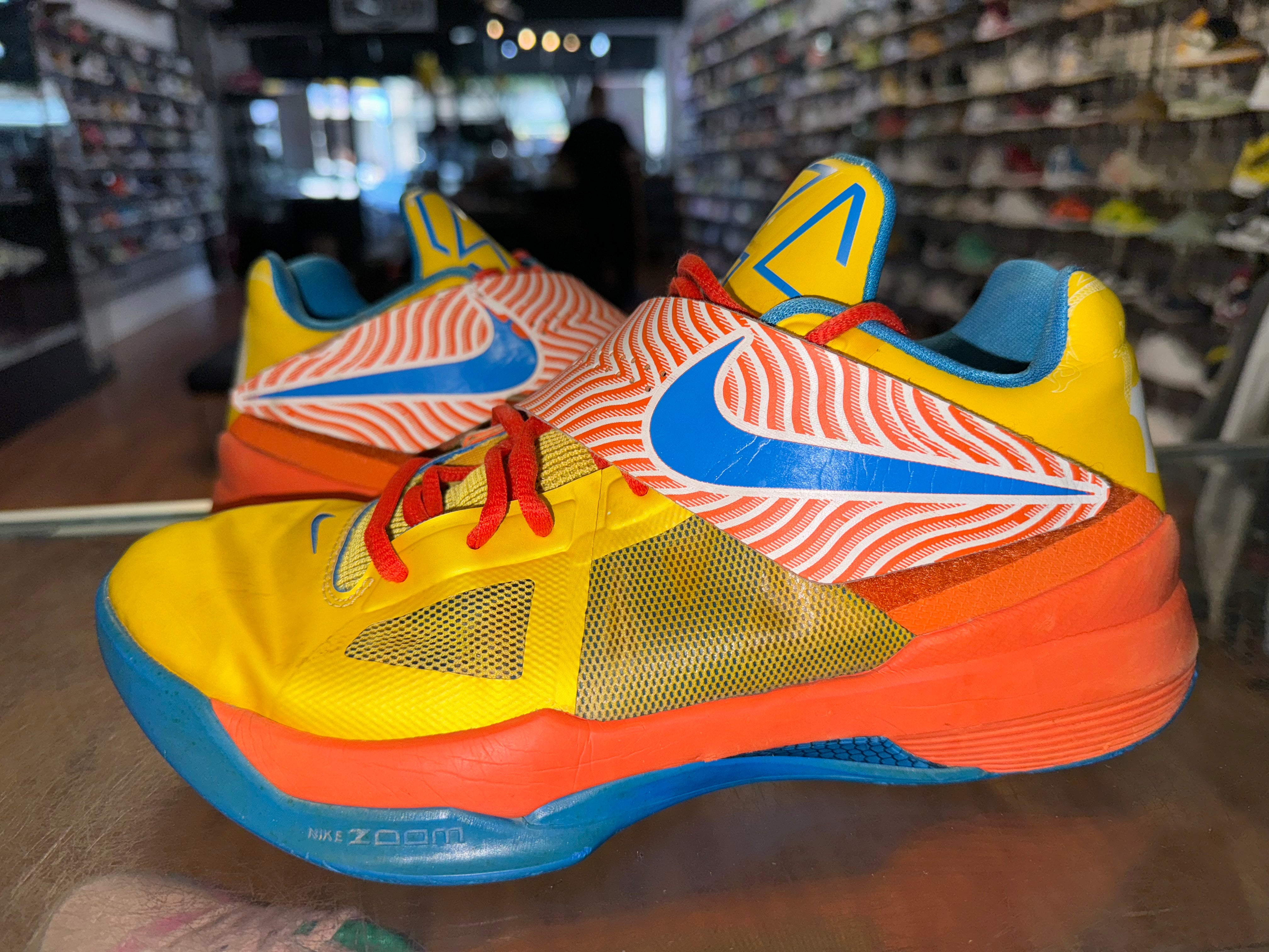 Size 8.5 Nike KD 4 ID “Sunburst”