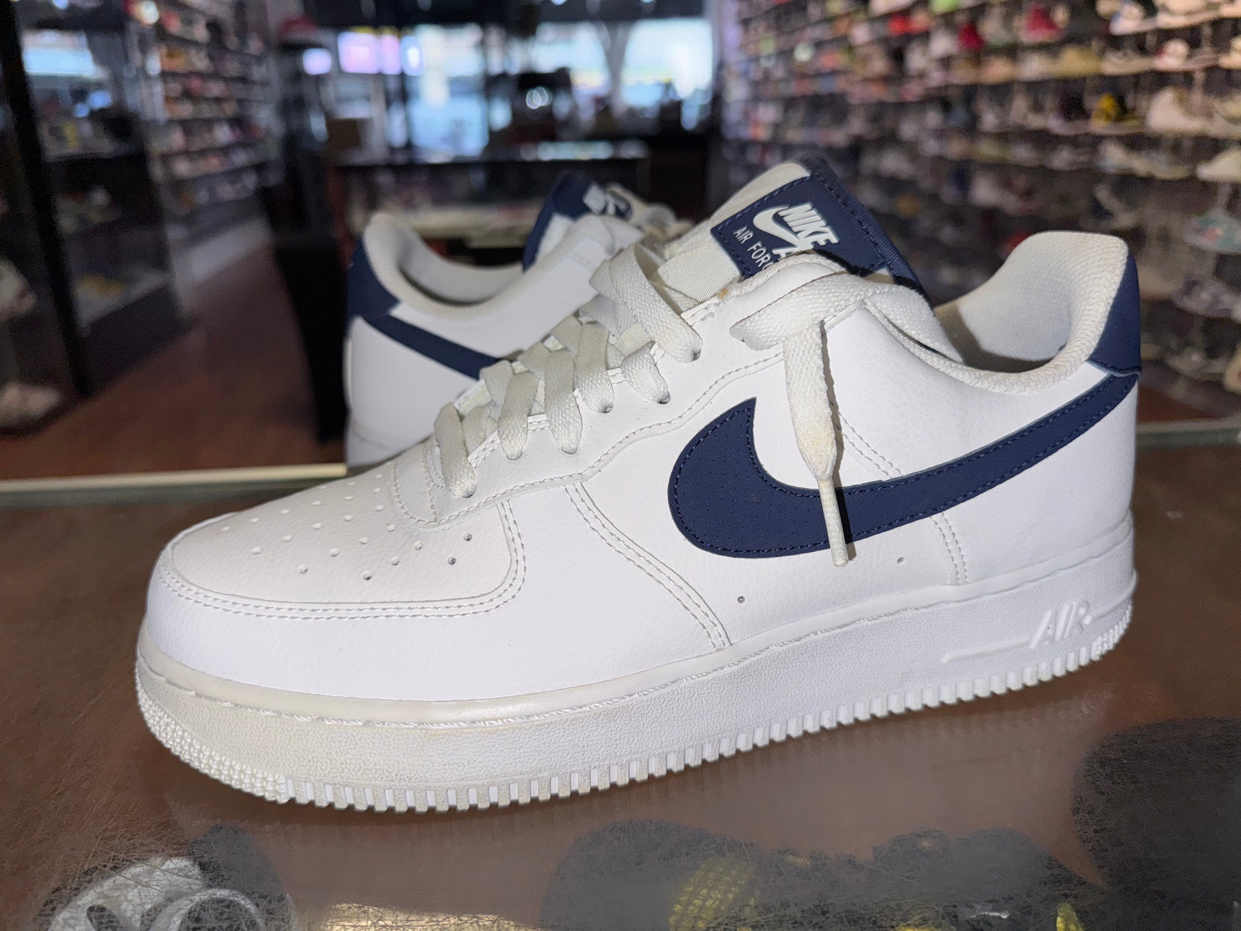 Size 8 Air Force 1 "White Navy"