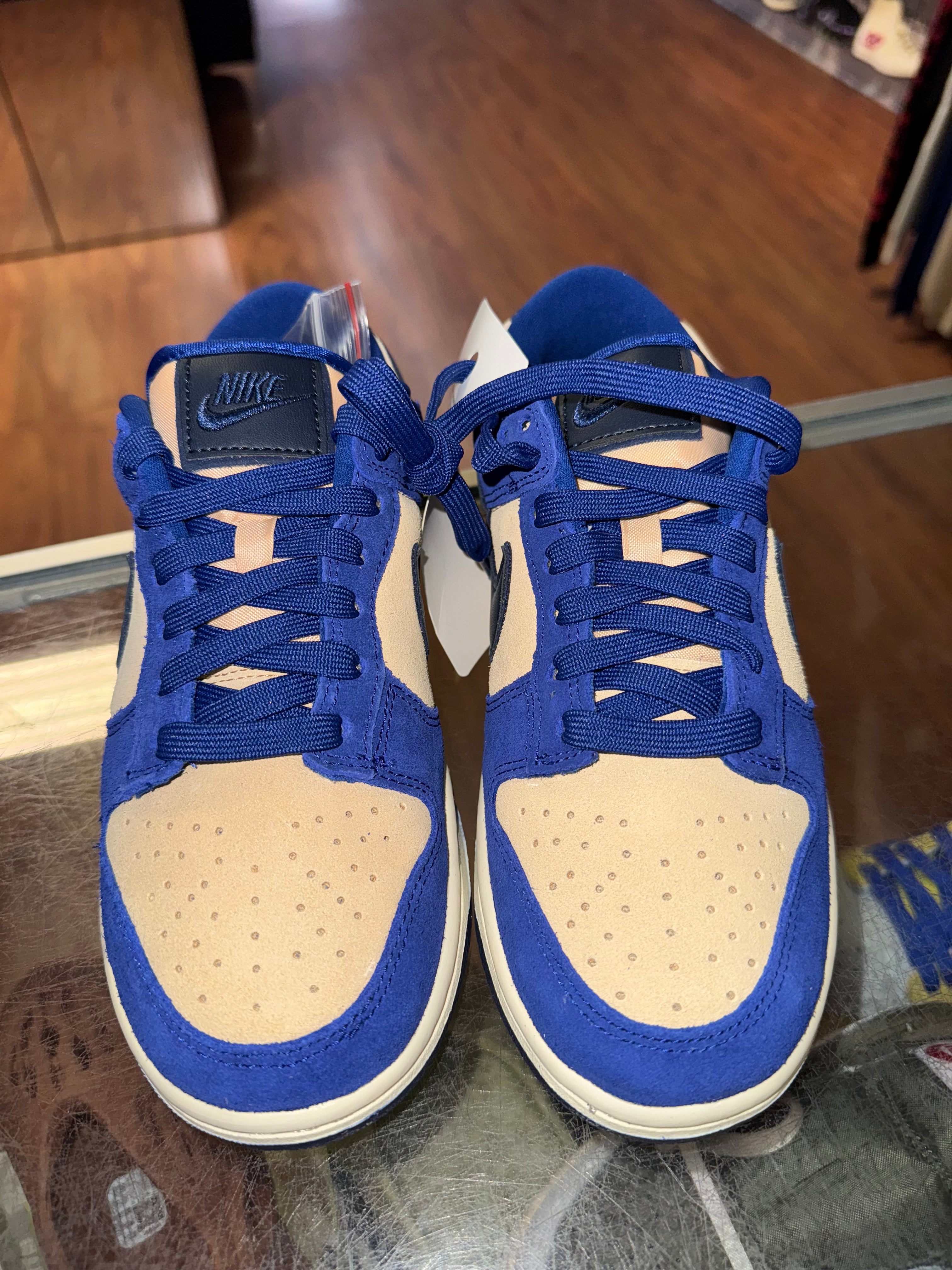 Size 4.5 (6W) Dunk Low LX “Blue Suede” Brand New