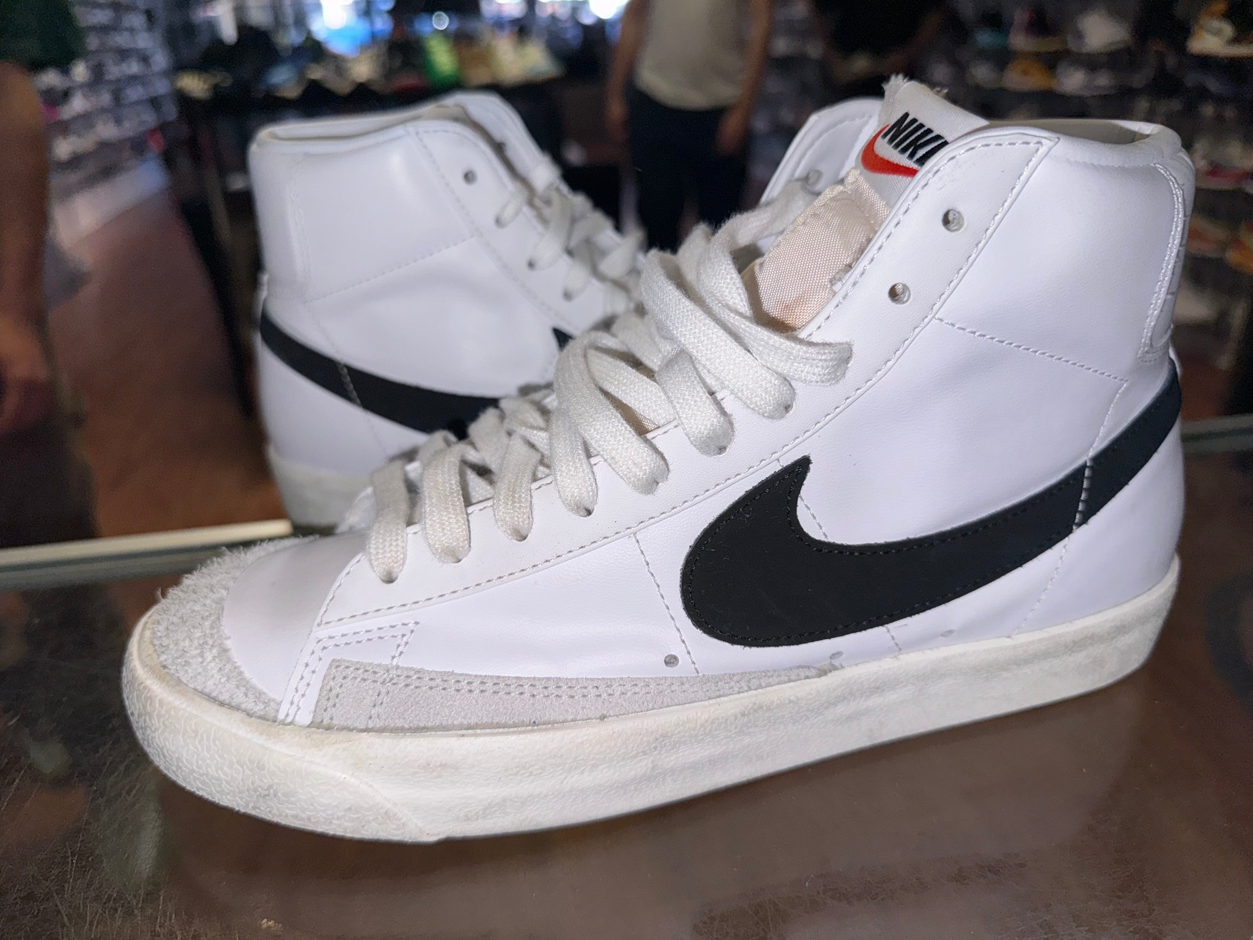 Size 9 Blazer High 77 “Black White”