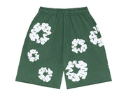 Size S Denim Tears Cotton Wreath Shorts “Green” Brand New