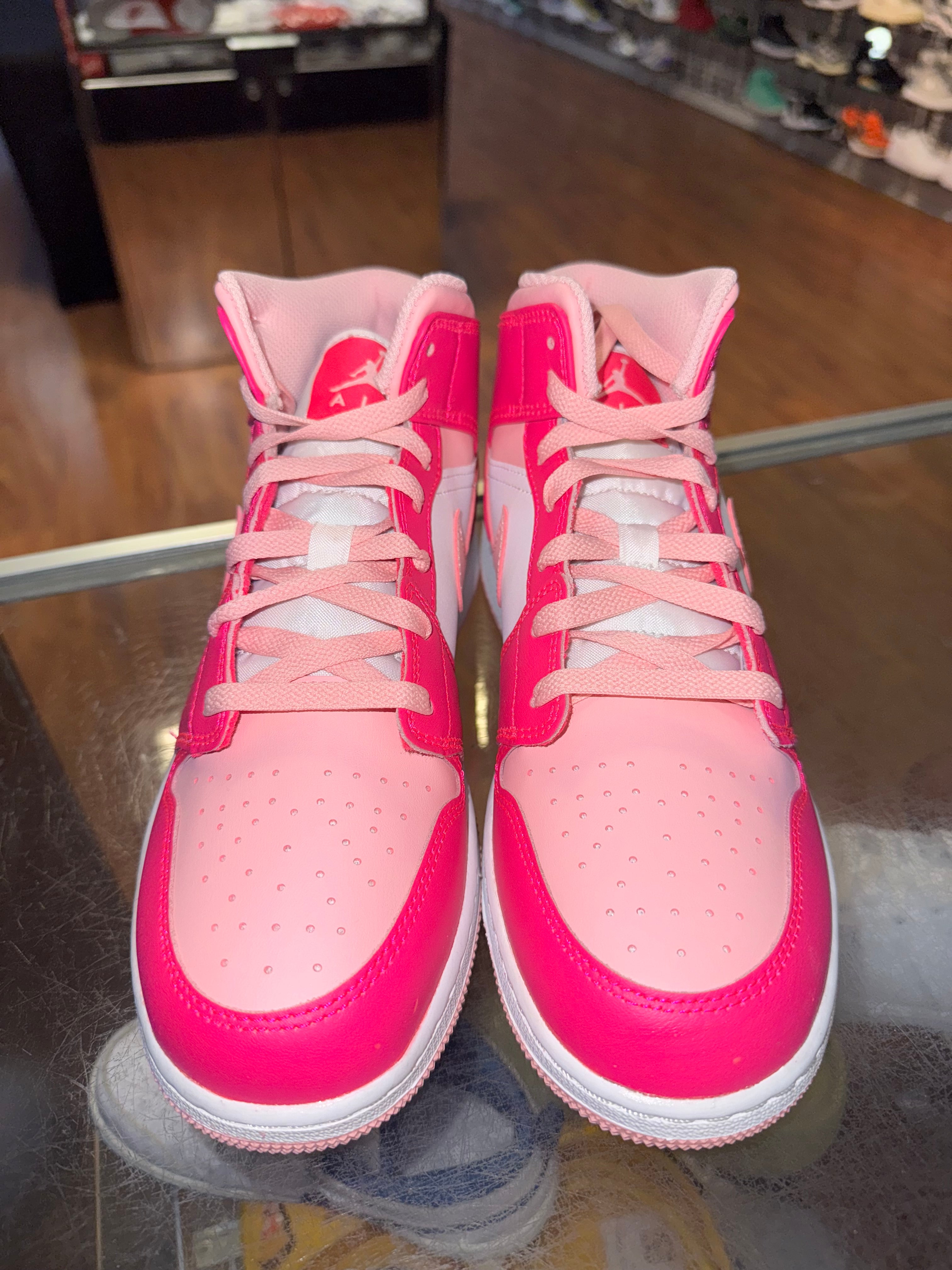 Size 7y Air Jordan 1 Mid “Fierce Pink” Brand New