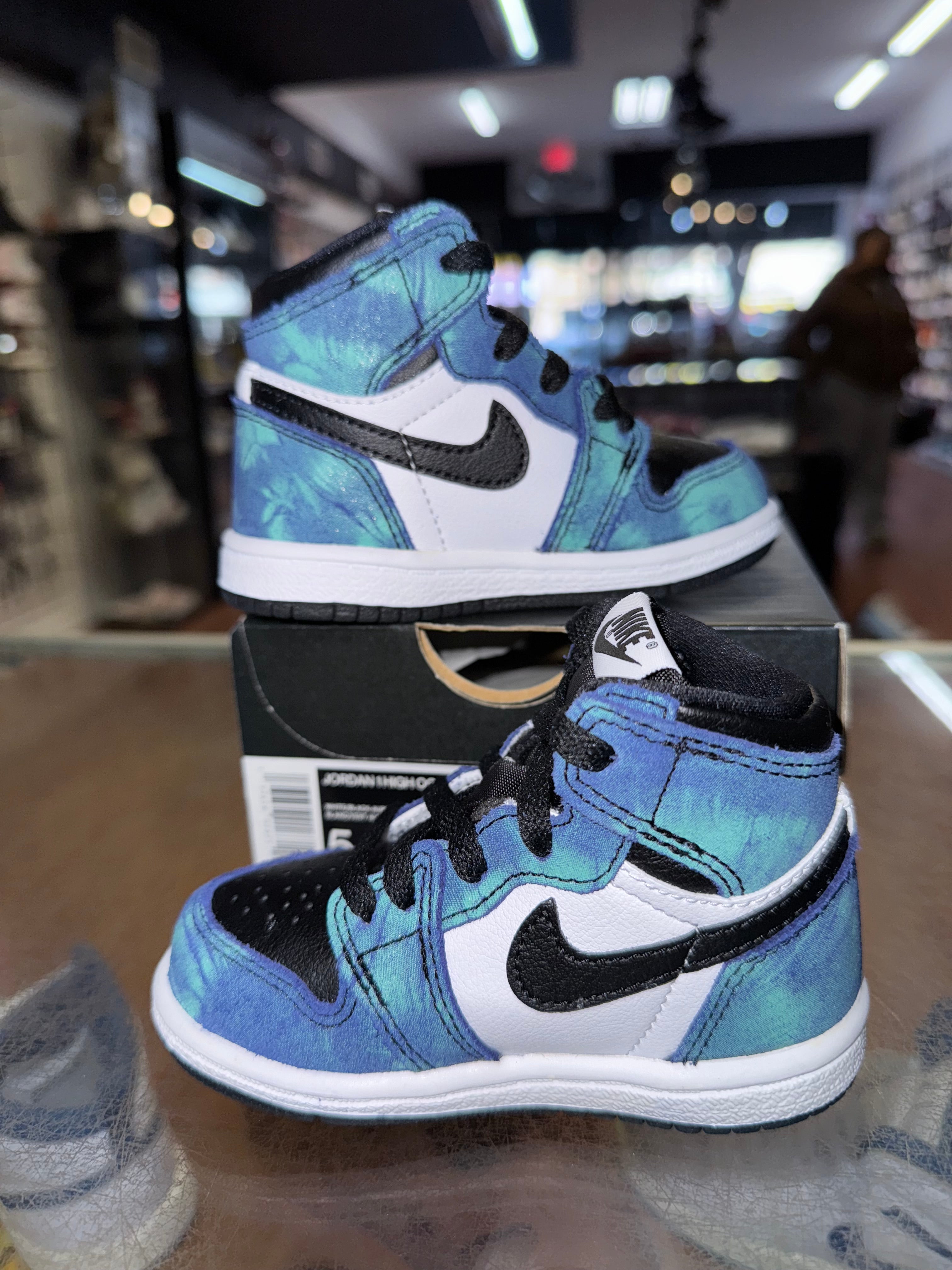 Size 5c Air Jordan 1 “Tie Dye” Brand New (TD)