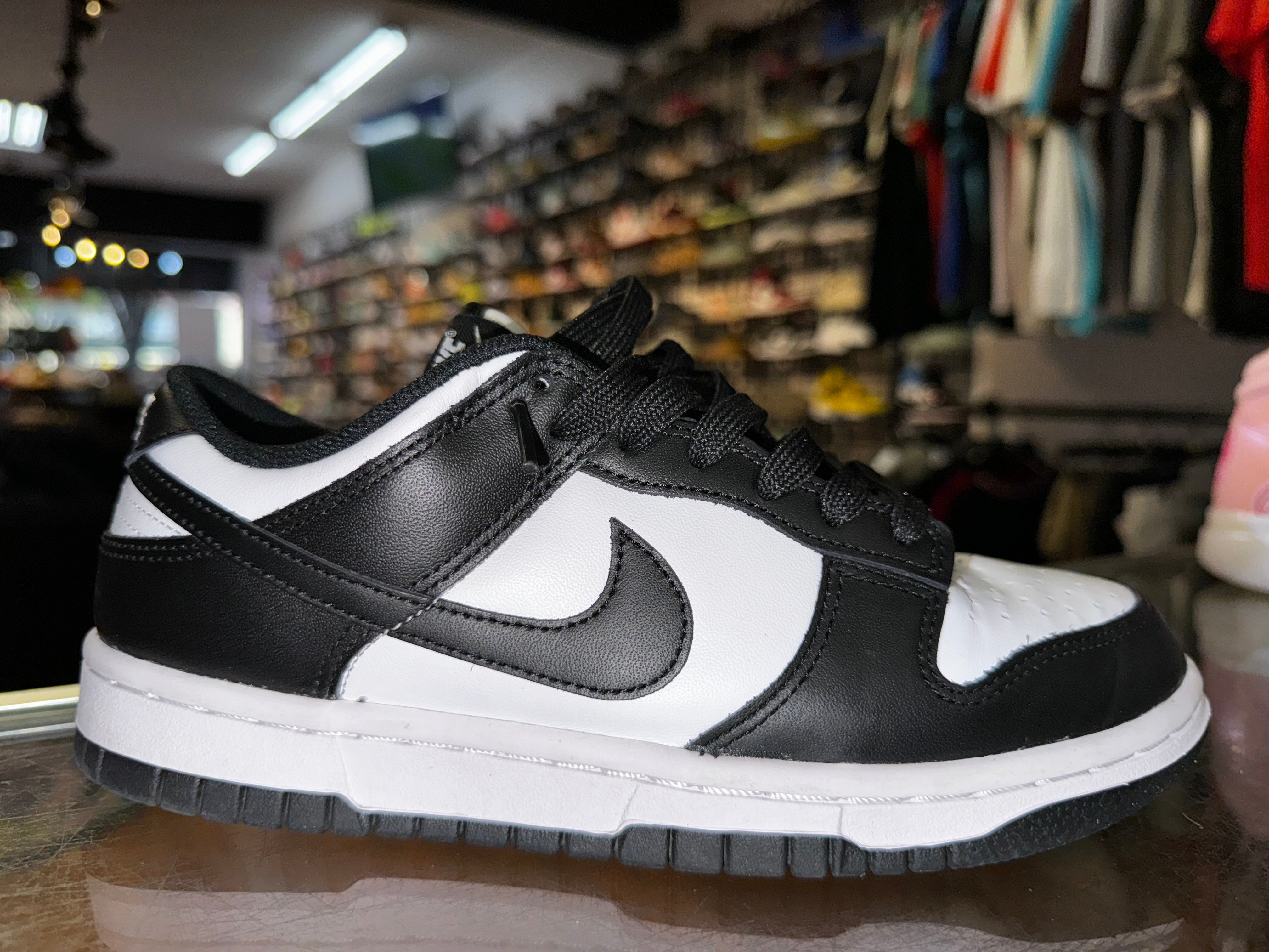 Size 5 (6.5w) Dunk Low "Panda"