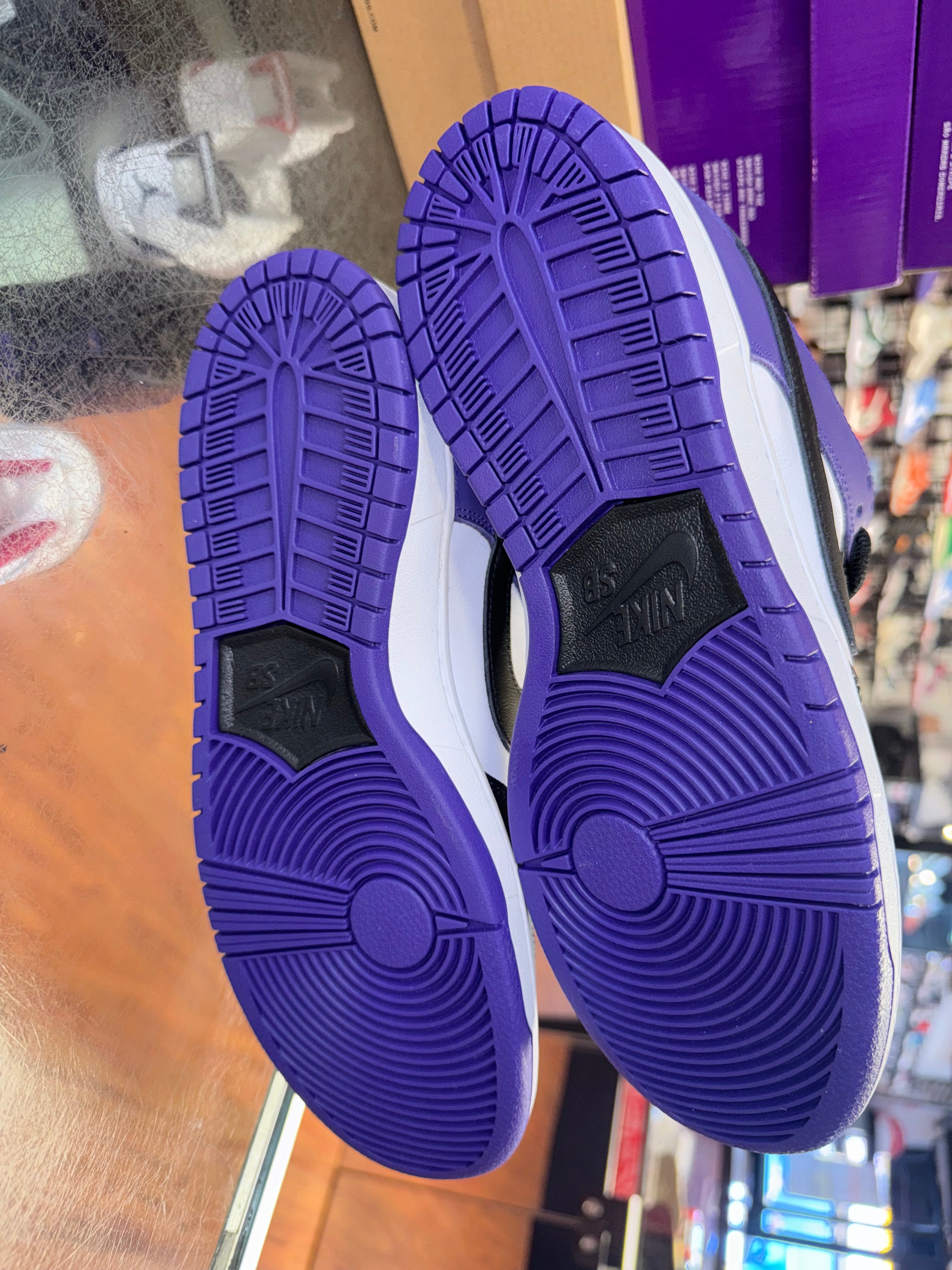 Size 10 Dunk Low SB “Court Purple” Brand New