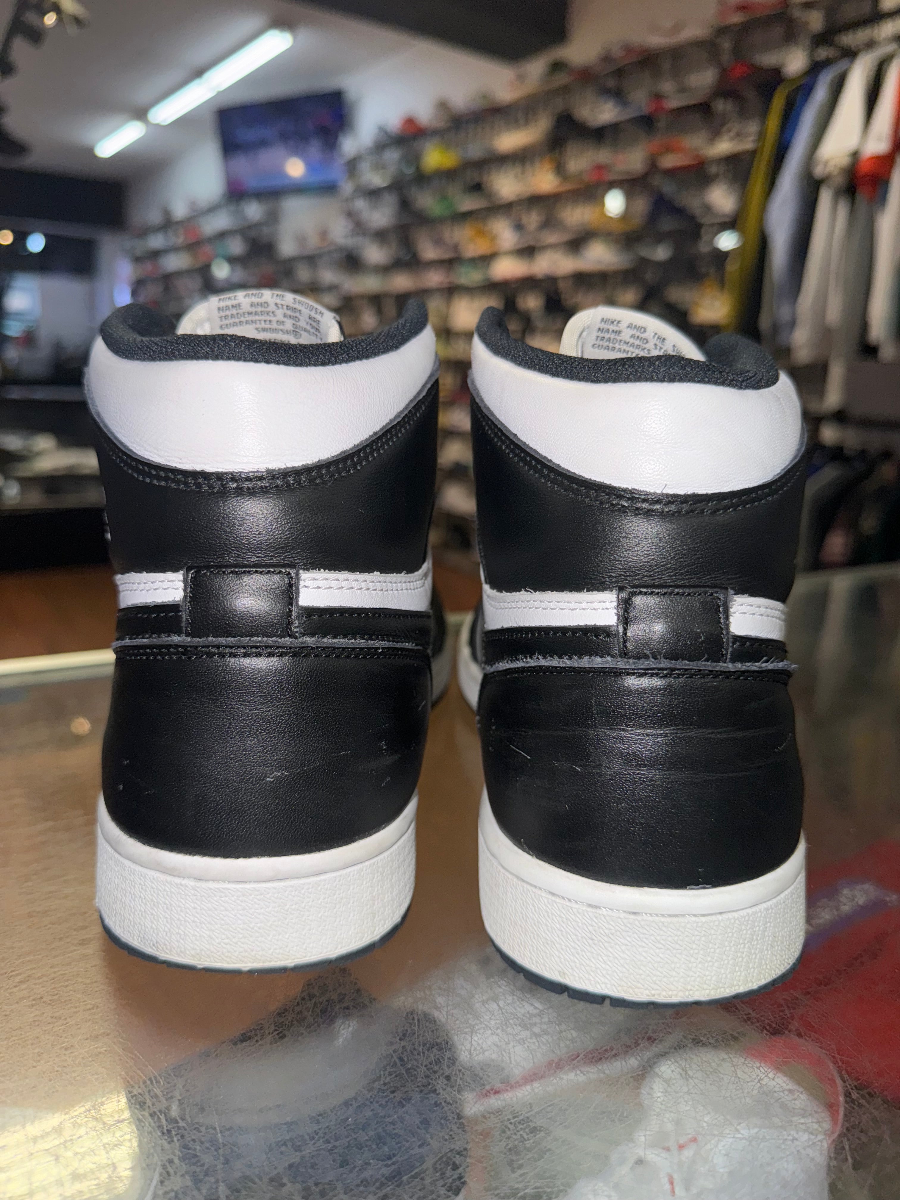 Size 12 Air Jordan 1 "Black/White" 2014