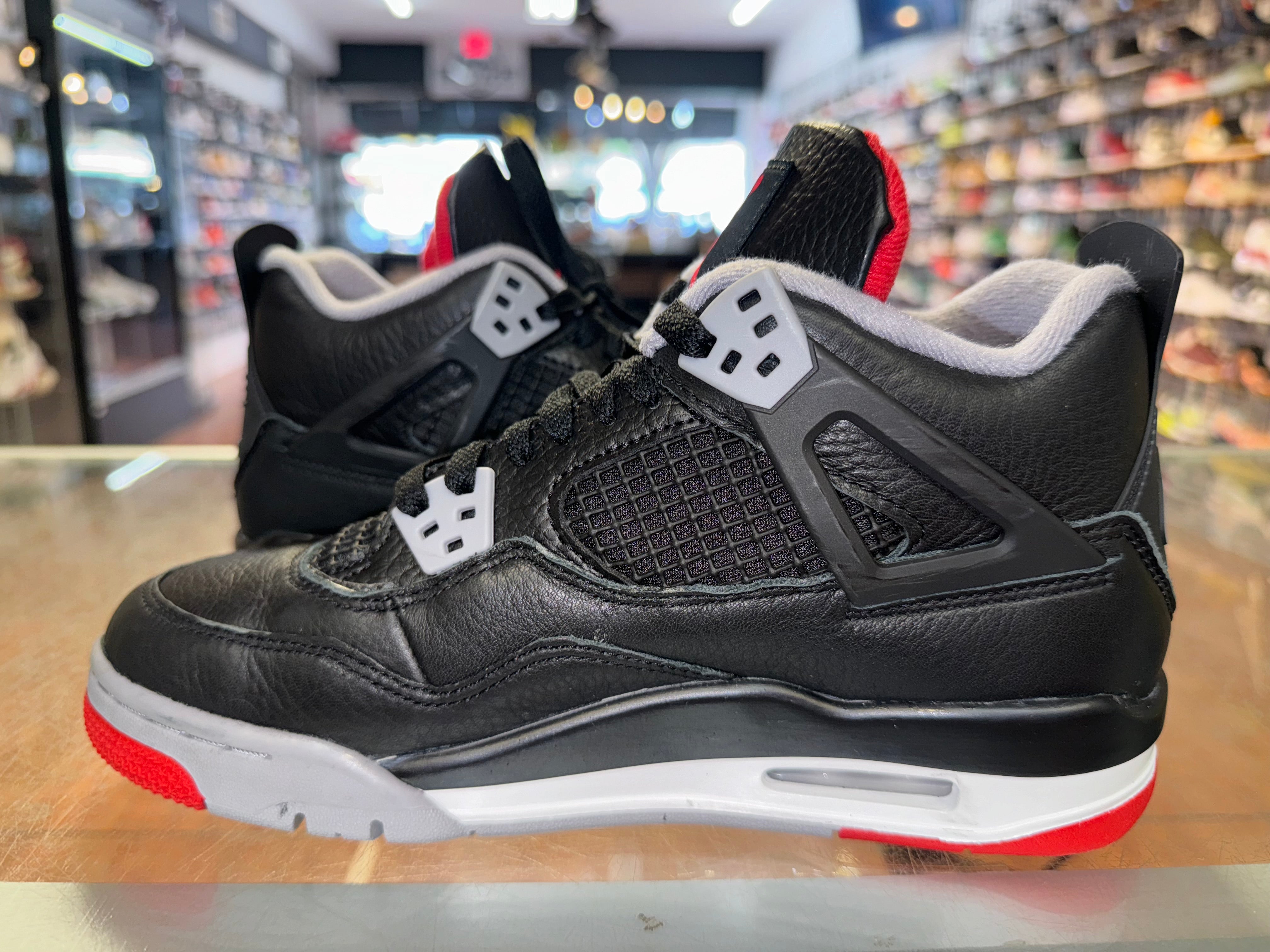 Size 6y Air Jordan 4 “Bred Reimagined”