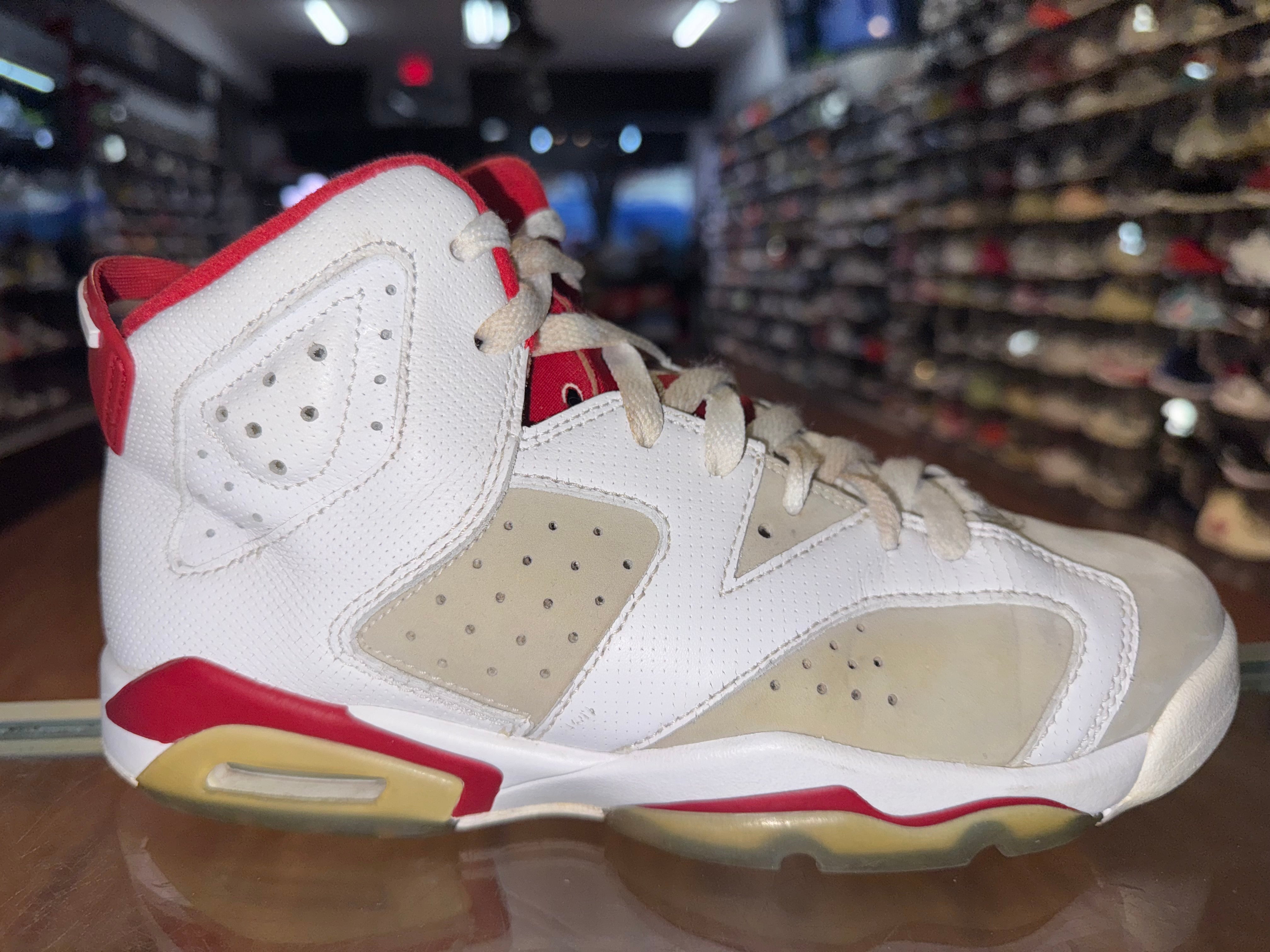 Size 6.5y Air Jordan 6 "Hare"