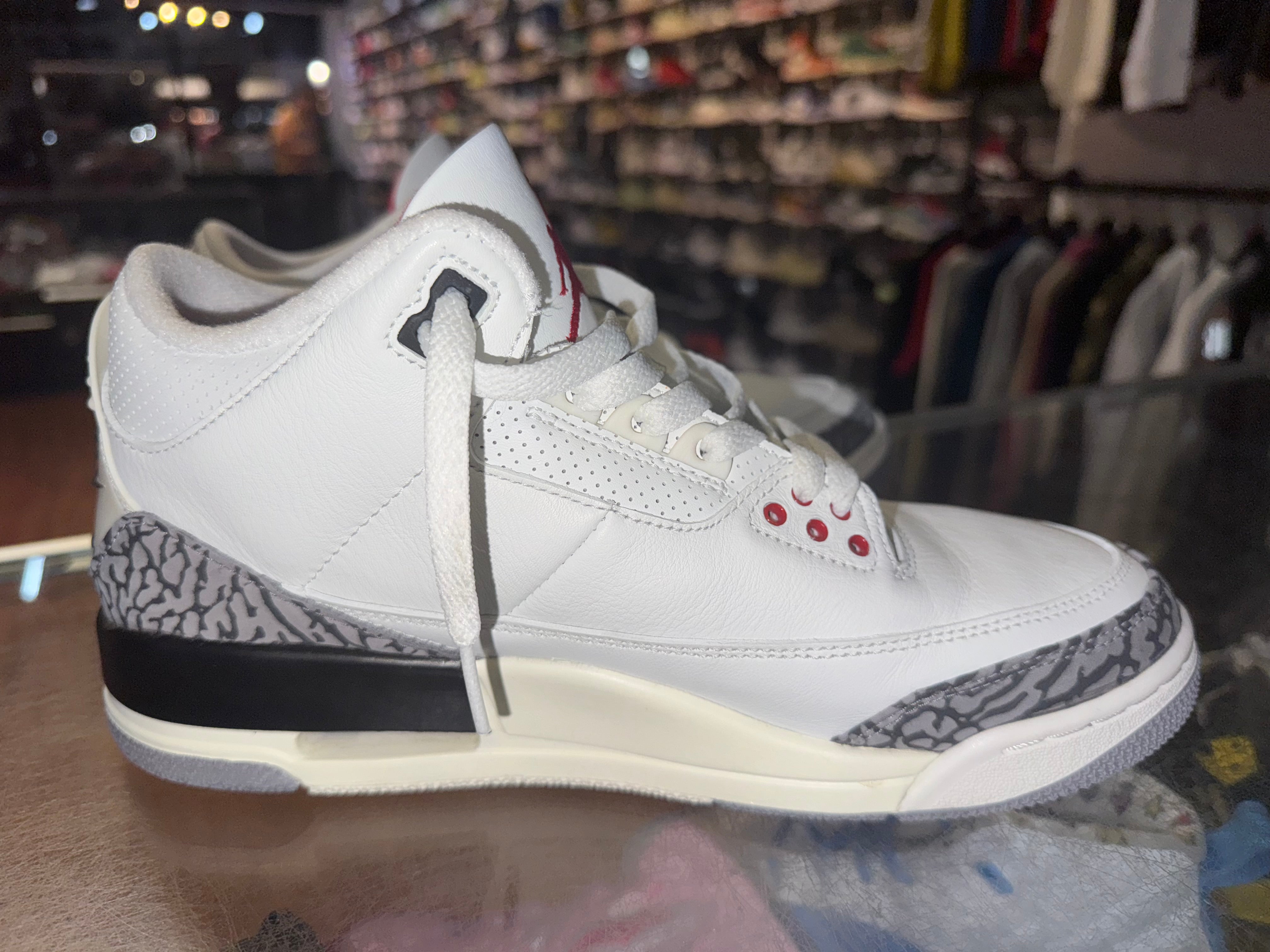 Size 8.5 Air Jordan 3 Reimagined "White Cement"